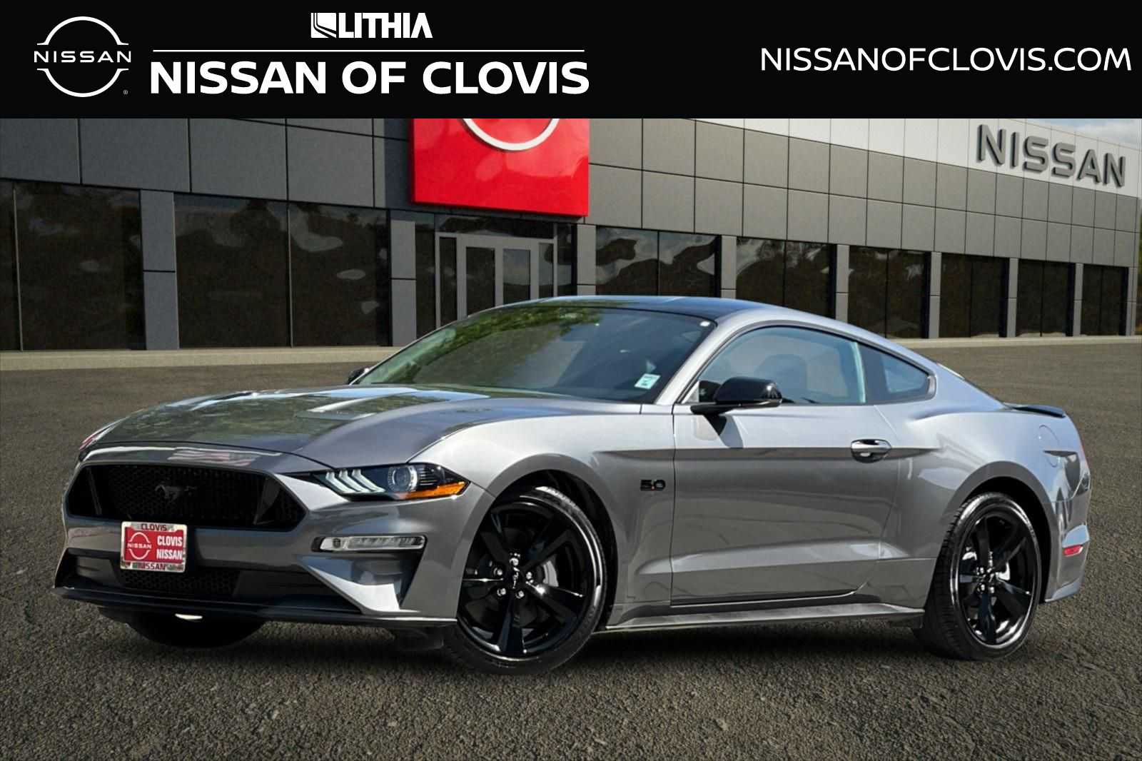 Carbonized Gray 2023 Ford Mustang GT Premium Fastback RWD Coupe Rear-Wheel Drive Manual