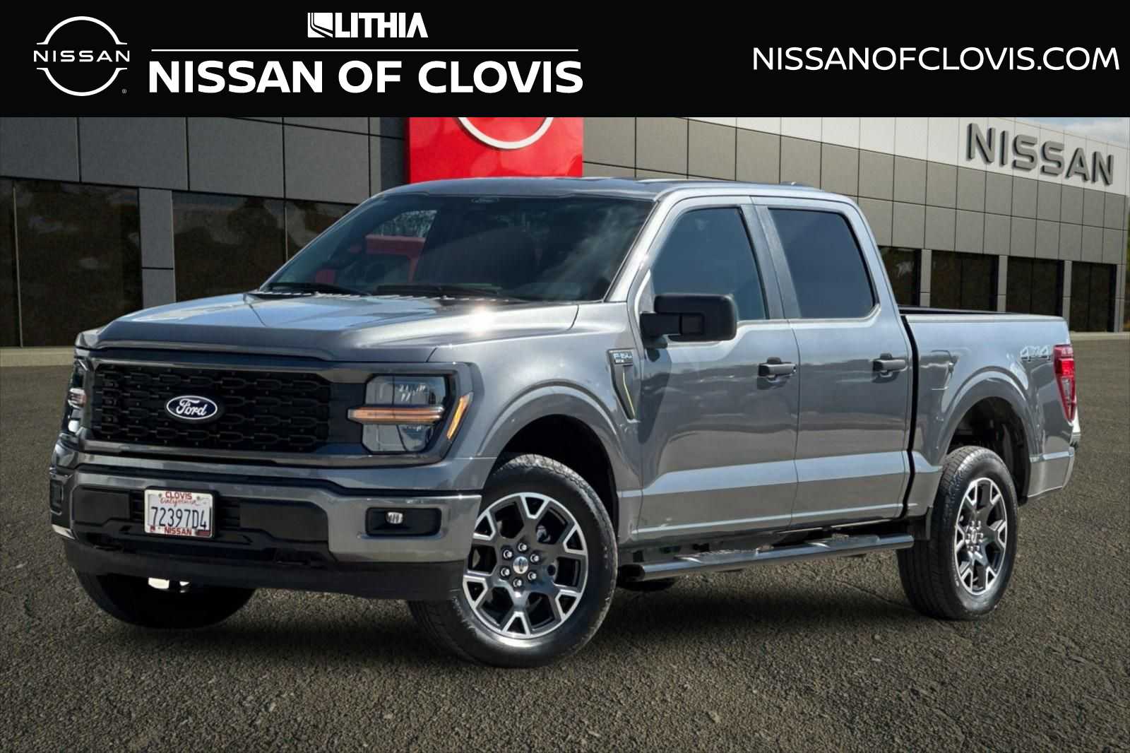 Carbonized Gray 2024 Ford F-150 STX 4dr SuperCrew 4WD Pickup Truck Four-Wheel Drive Automatic