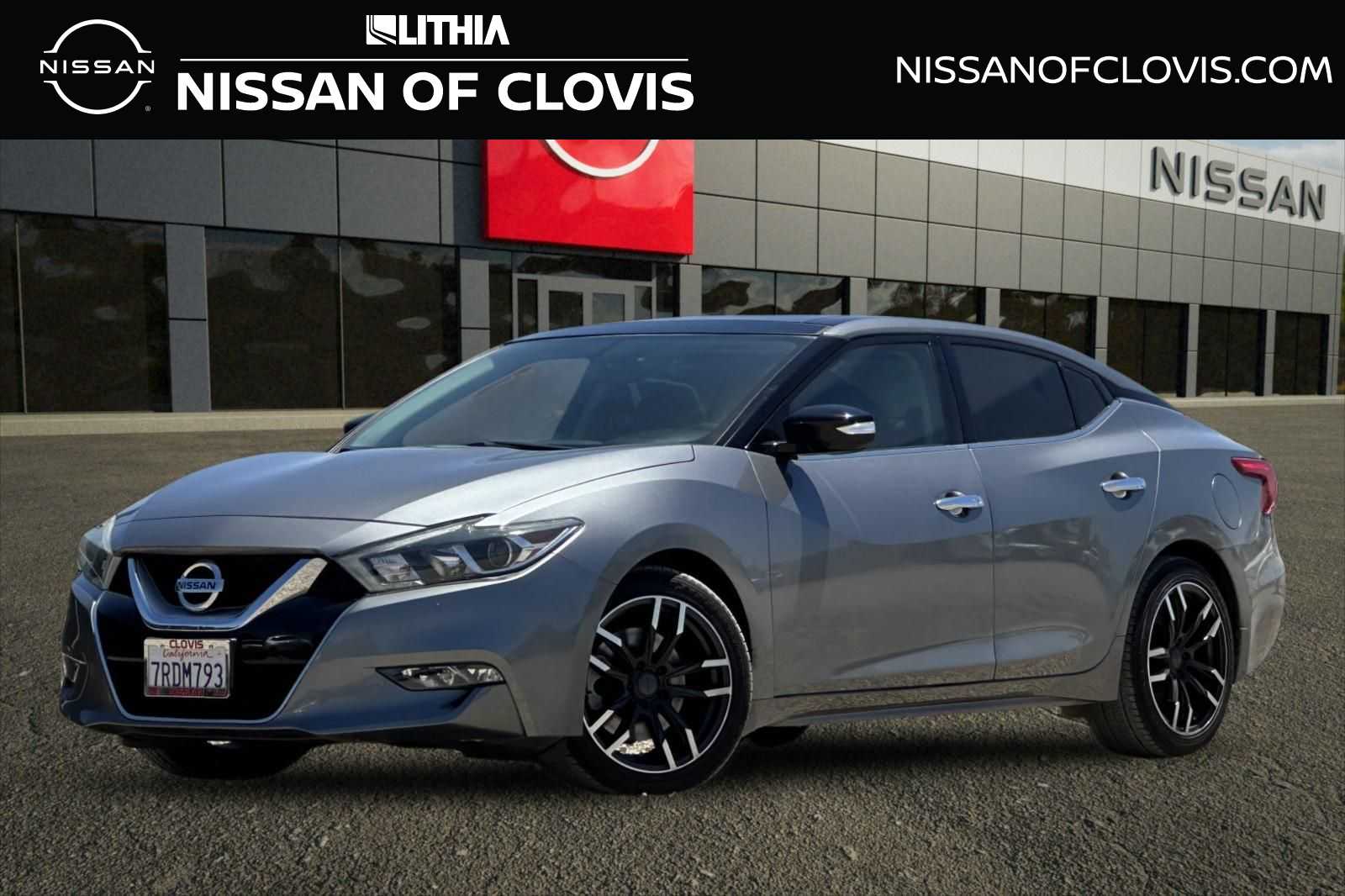 Gray (Gun Metallic) 2016 Nissan Maxima Sedan Front-Wheel Drive Continuously Variable Transmission