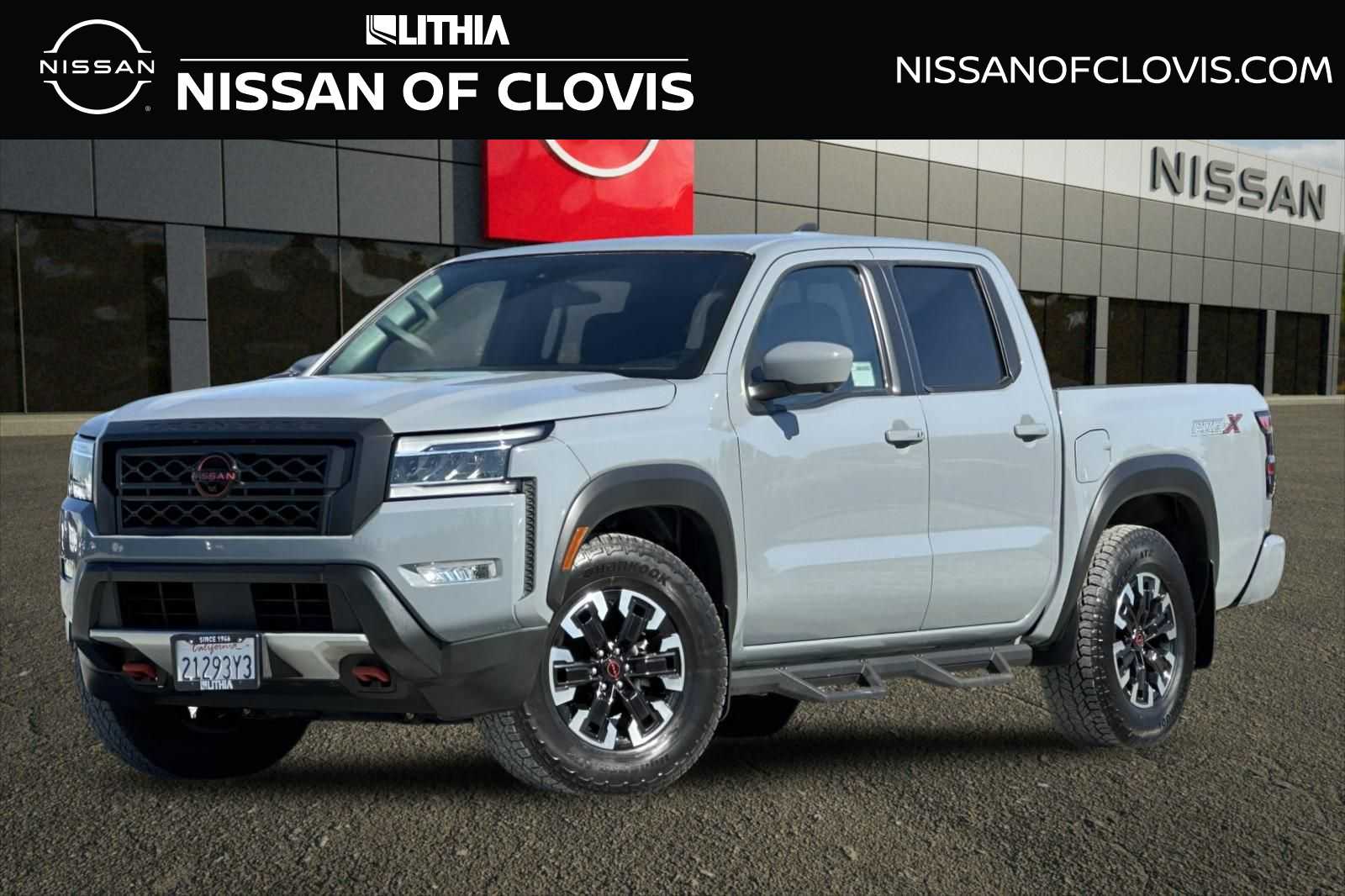 Boulder Gray Pearl 2024 Nissan Frontier PRO-X Crew Cab RWD Pickup Truck 4X2 9-Speed Automatic