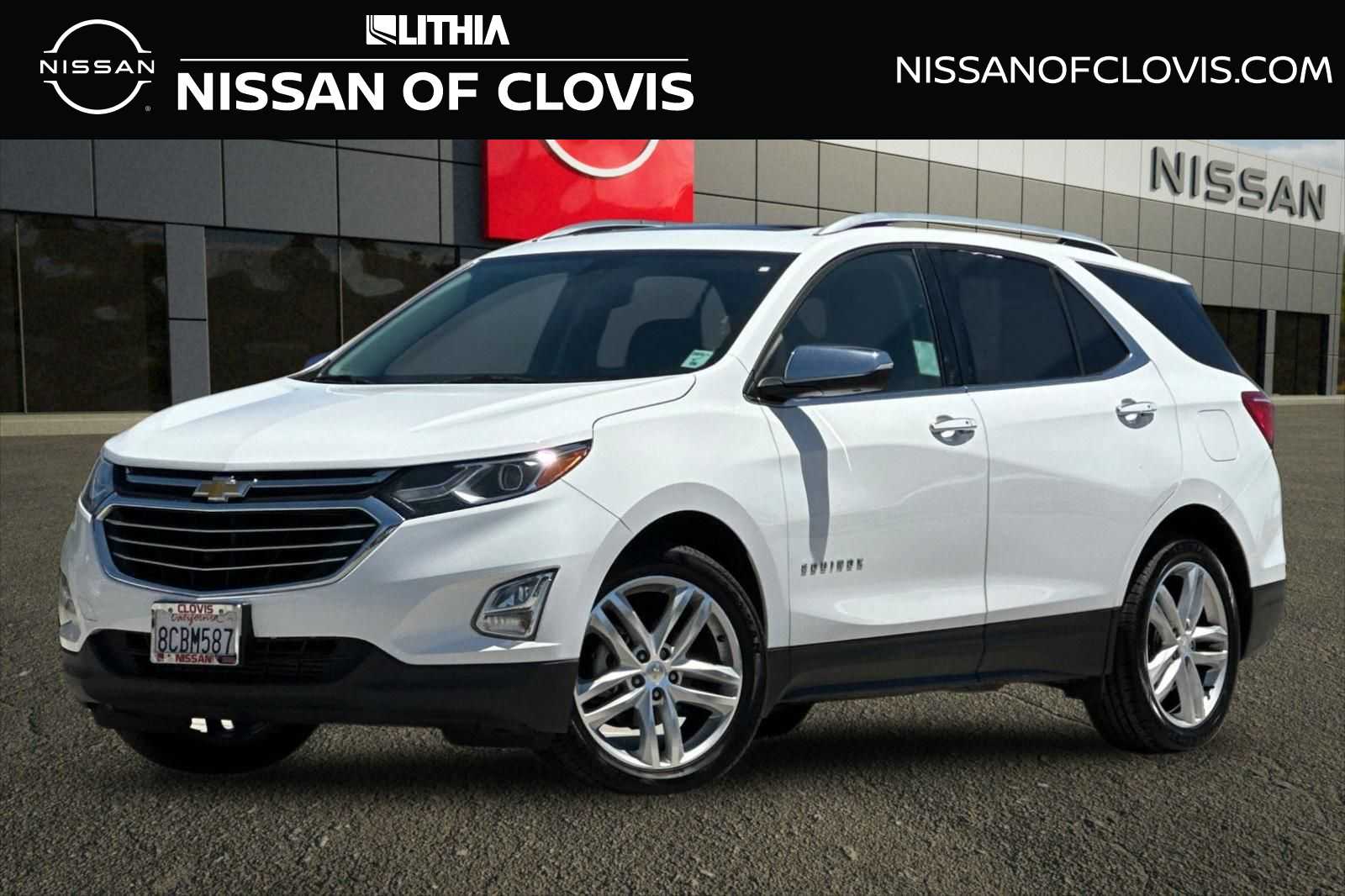 Summit White 2018 Chevrolet Equinox 1.5T Premier FWD SUV / Crossover Front-Wheel Drive 6-Speed Automatic