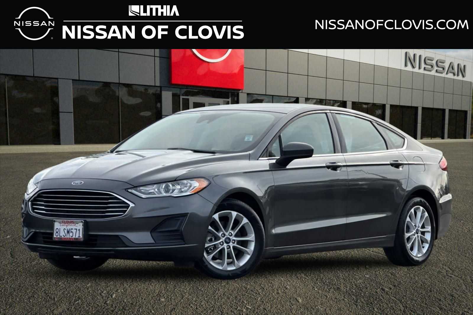 Gray (Magnetic) 2019 Ford Fusion SE Sedan Front-Wheel Drive 6-Speed Automatic