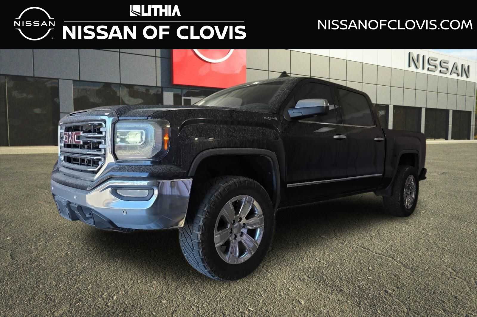 Onyx Black 2018 GMC Sierra 1500 Pickup Truck Four-Wheel Drive 8-Speed Automatic