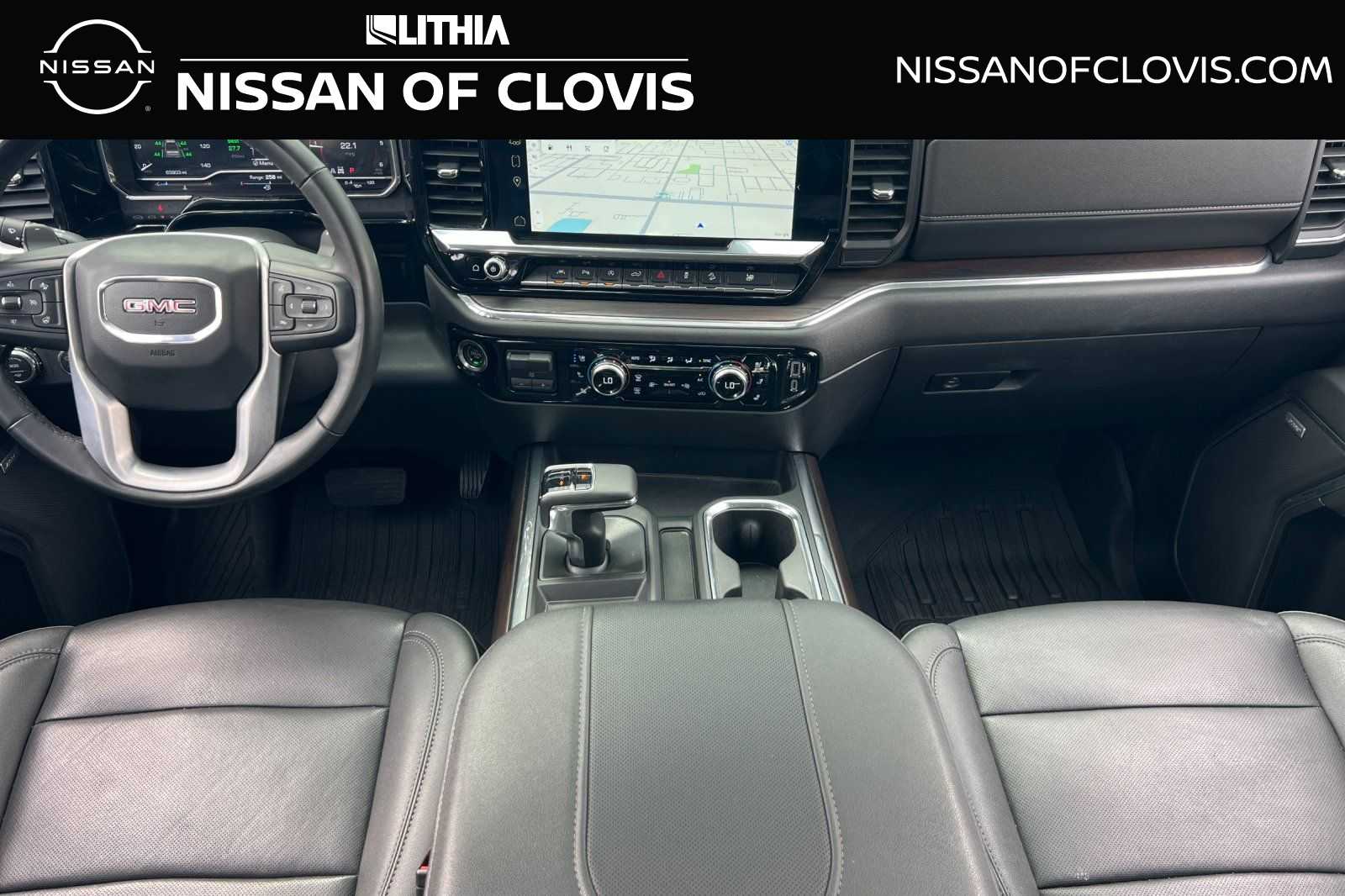 White Frost Tricoat 2024 GMC Sierra 1500 SLT Crew Cab 4WD Pickup Truck Four-Wheel Drive Automatic