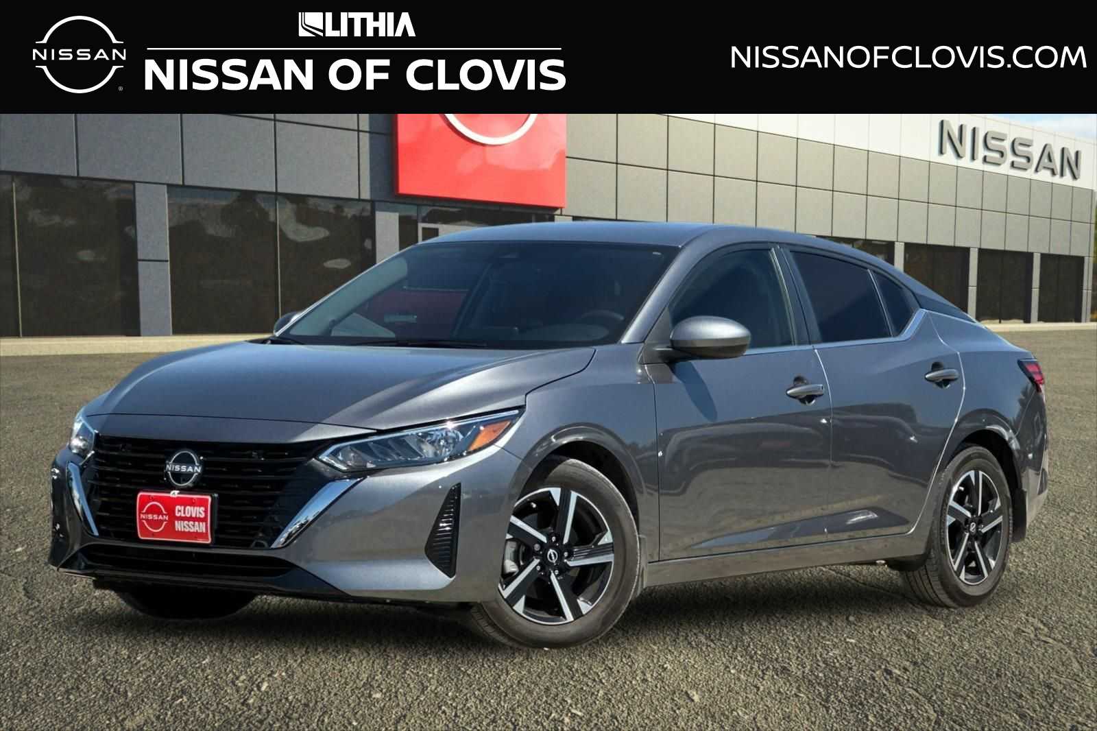 Gray (Gun Metallic) 2024 Nissan Sentra Sedan Front-Wheel Drive Continuously Variable Transmission