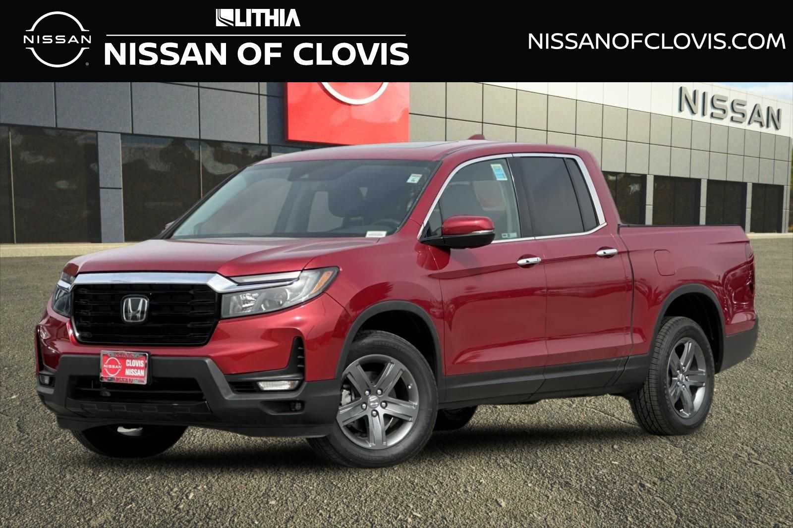 Radiant Red Metallic II 2023 Honda Ridgeline RTL-E AWD Pickup Truck All-Wheel Drive 9-Speed Automatic