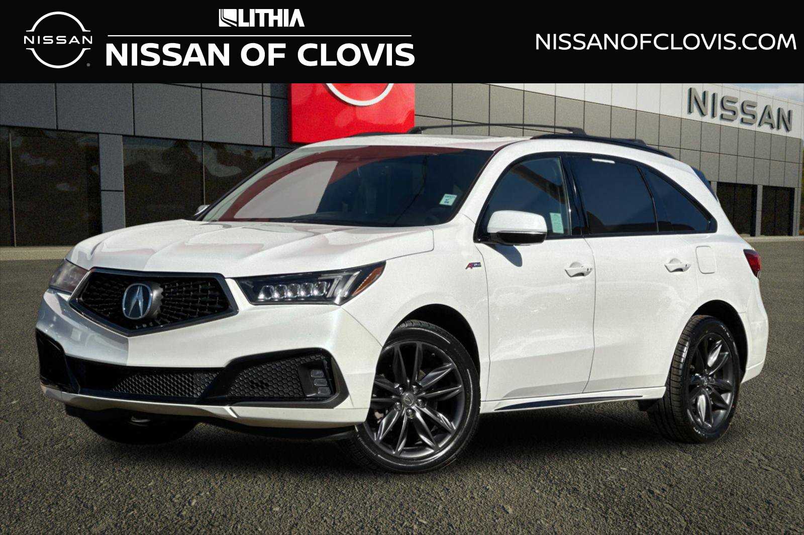 Platinum White Pearl 2020 Acura MDX SUV / Crossover All-Wheel Drive 9-Speed Automatic