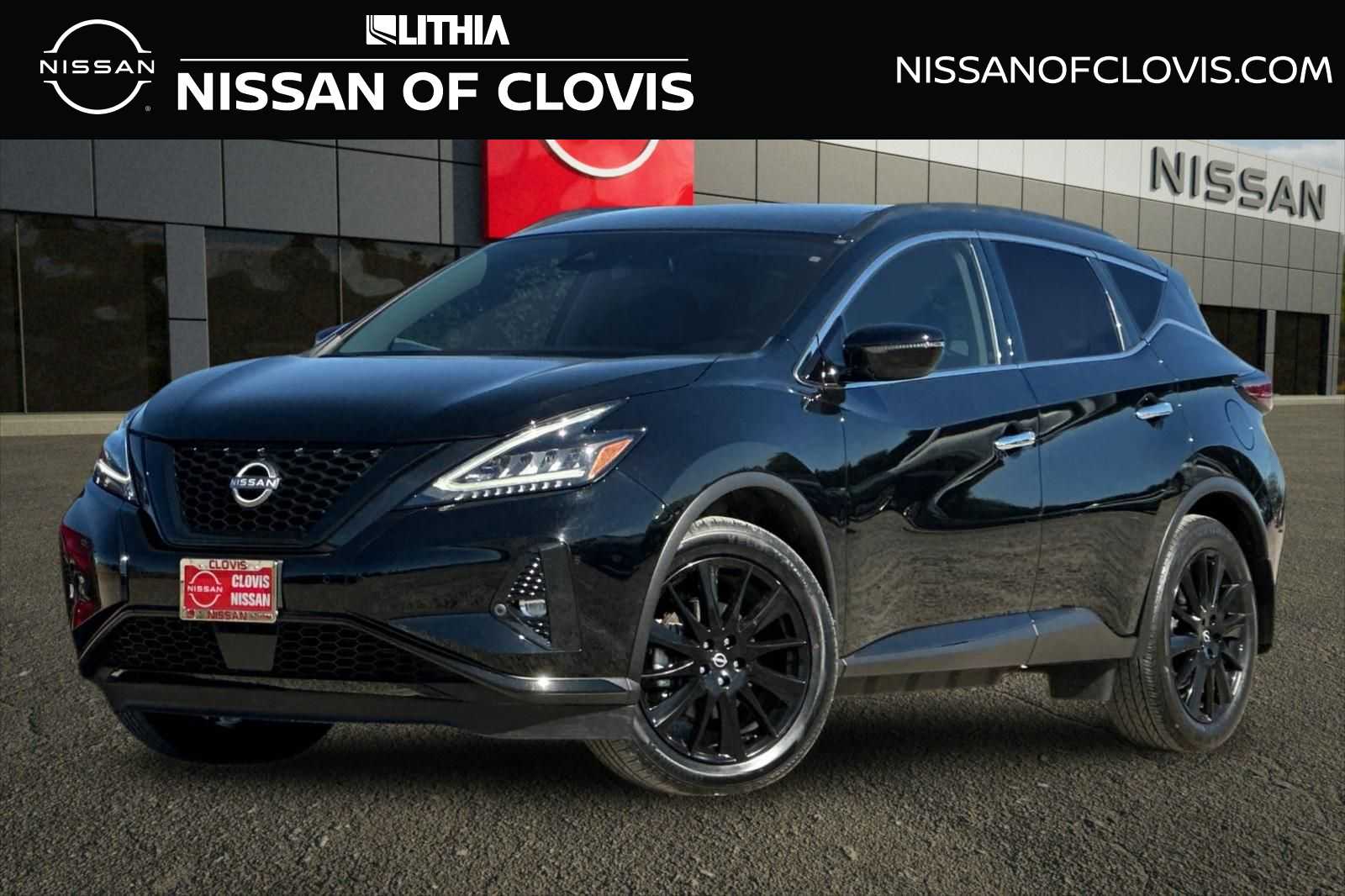 Super Black 2023 Nissan Murano SUV / Crossover Front-Wheel Drive Continuously Variable Transmission
