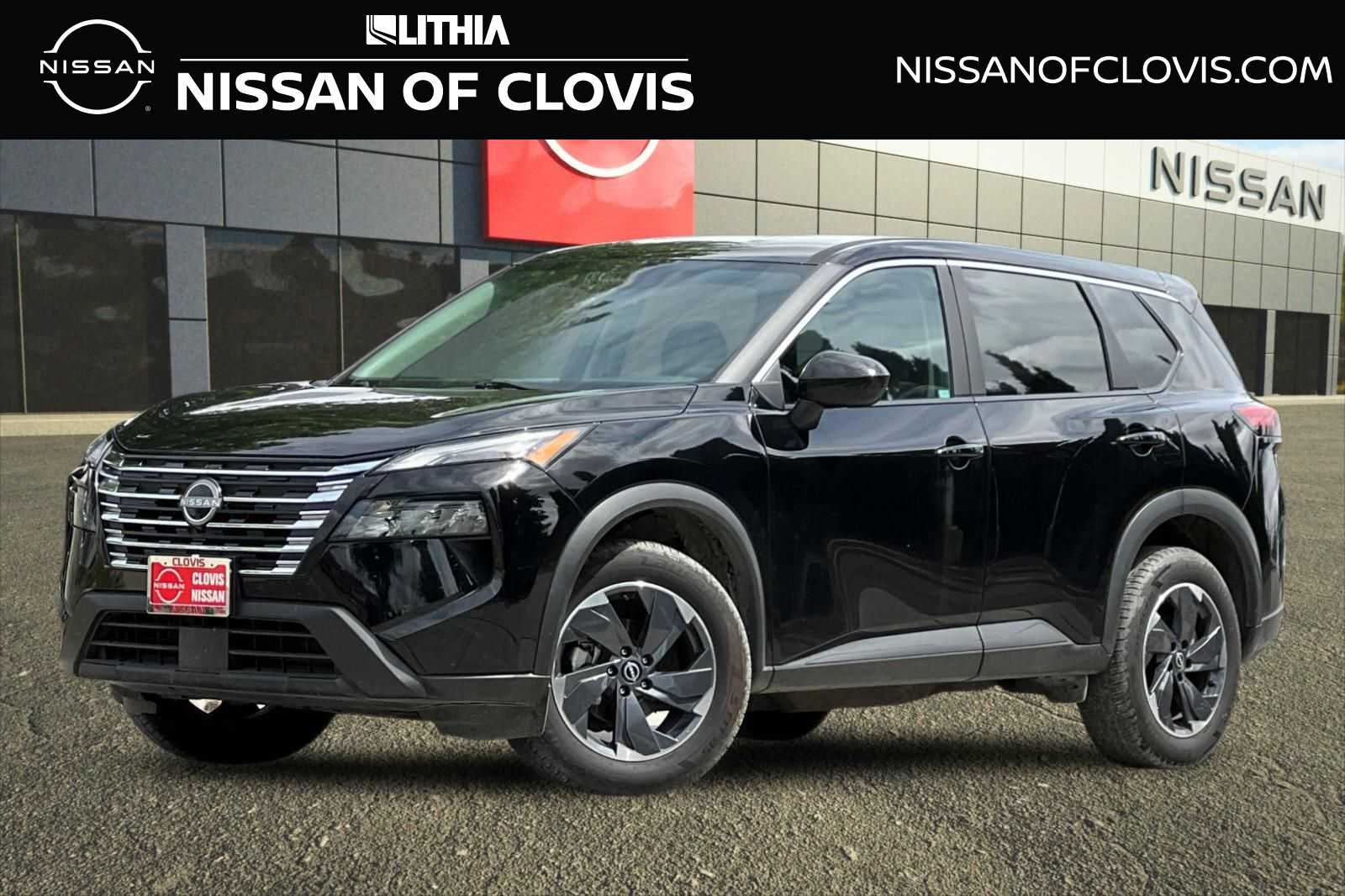 Super Black 2024 Nissan Rogue SV FWD SUV / Crossover Front-Wheel Drive Continuously Variable Transmission