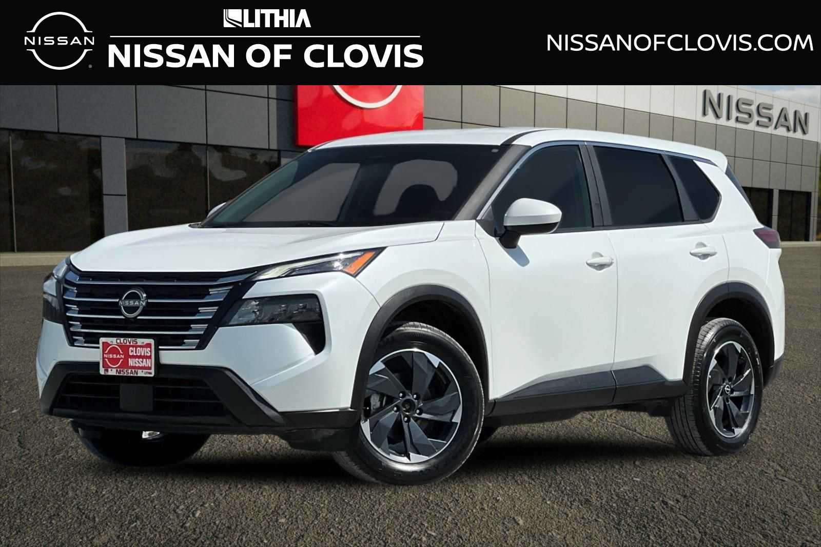 Everest White Pearl 2024 Nissan Rogue SUV / Crossover All-Wheel Drive Continuously Variable Transmission