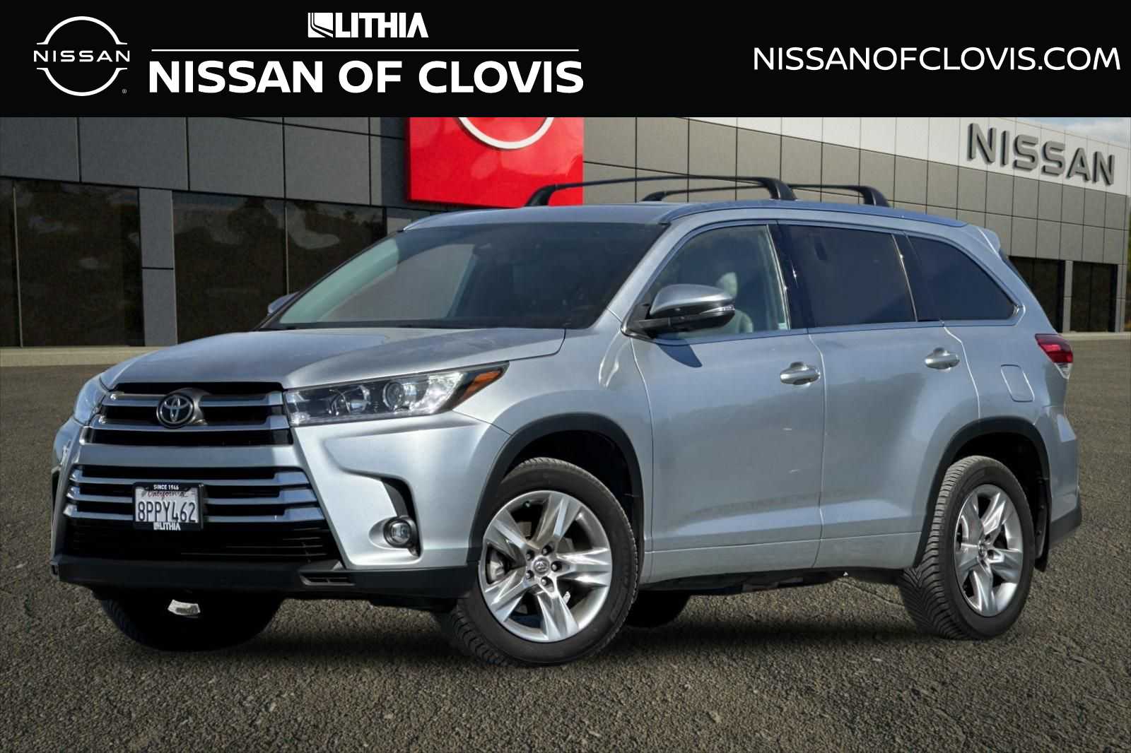 Celestial Silver Metallic 2019 Toyota Highlander SUV / Crossover All-Wheel Drive 8-Speed Automatic