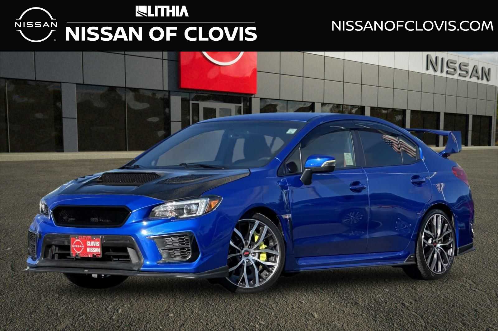 WR Blue Pearl 2021 Subaru WRX STI AWD Sedan All-Wheel Drive 6-Speed Manual
