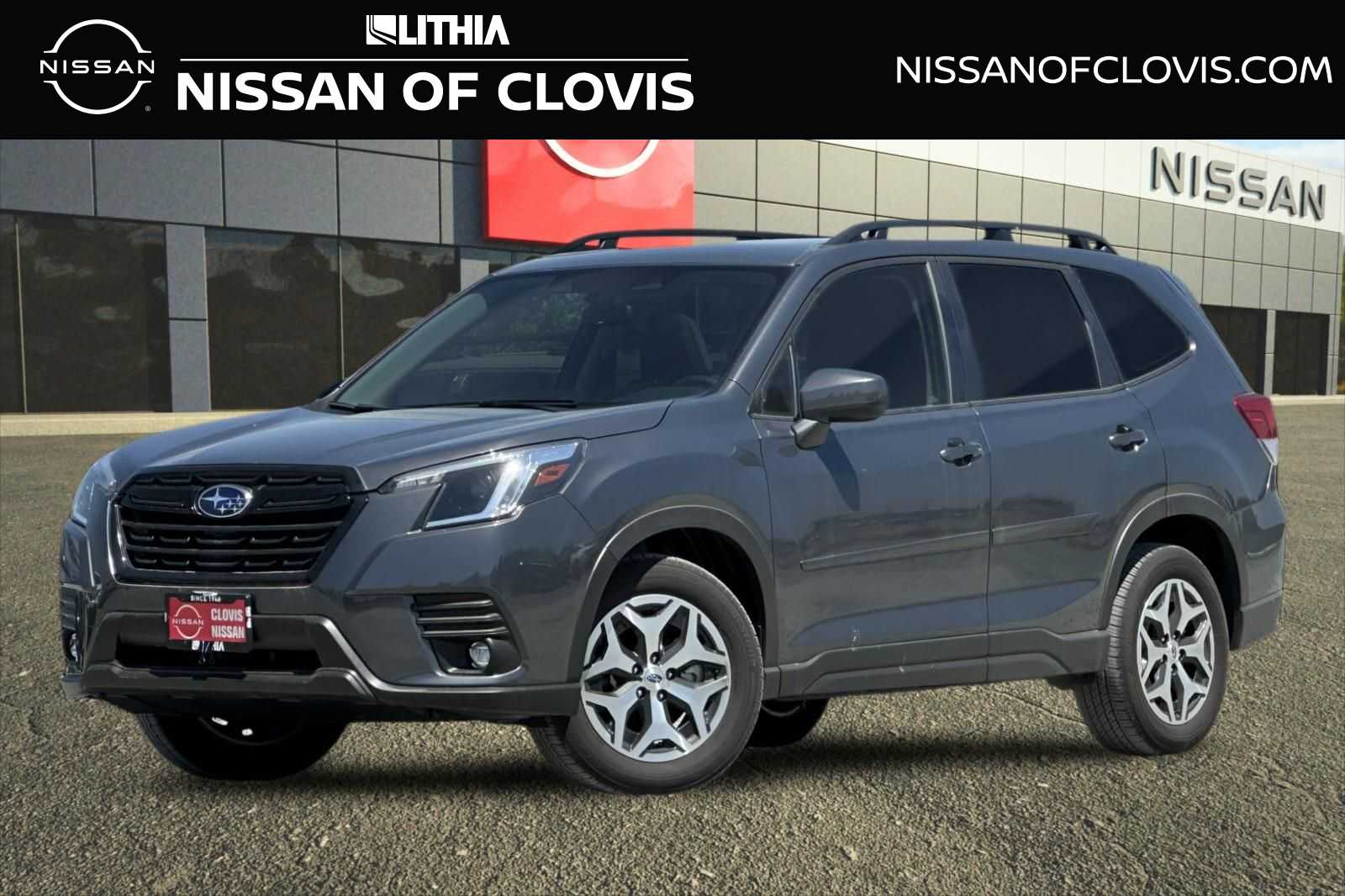 Magnetite Gray Metallic 2024 Subaru Forester Premium Crossover AWD SUV / Crossover All-Wheel Drive Continuously Variable Transmission