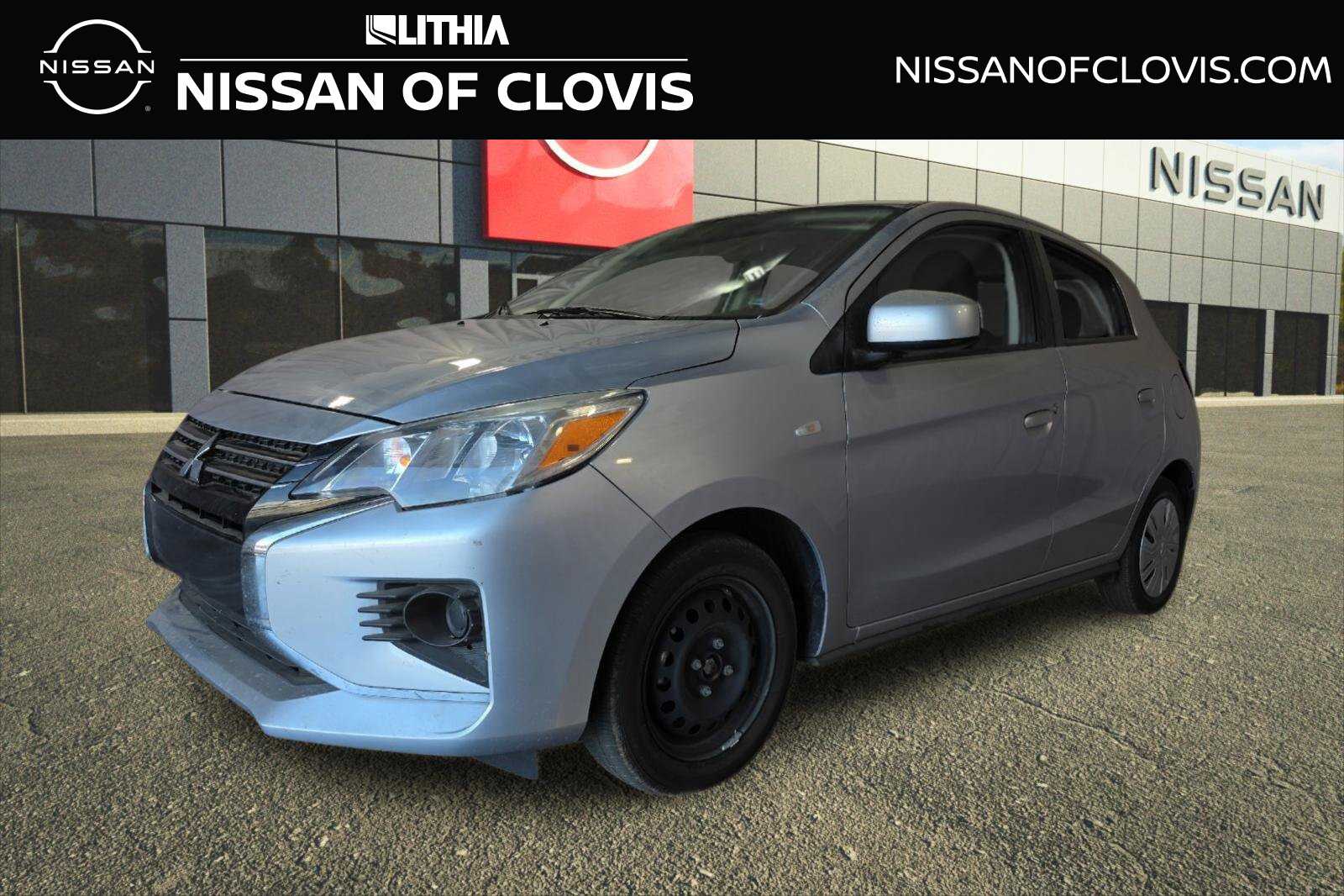 Starlight Silver Metallic 2024 Mitsubishi Mirage Hatchback Front-Wheel Drive Continuously Variable Transmission