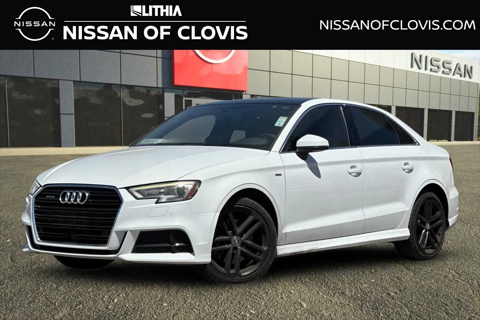 White 2017 Audi A3 Sedan All-Wheel Drive 6-Speed Automatic