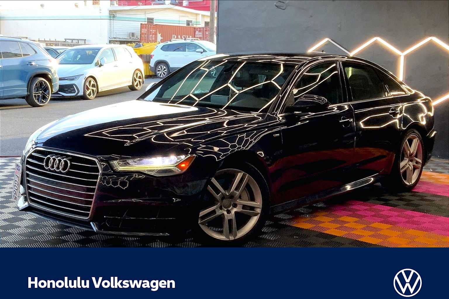 Brilliant Black 2016 Audi A6 2.0T quattro Premium Plus Sedan AWD Sedan All-Wheel Drive Automatic