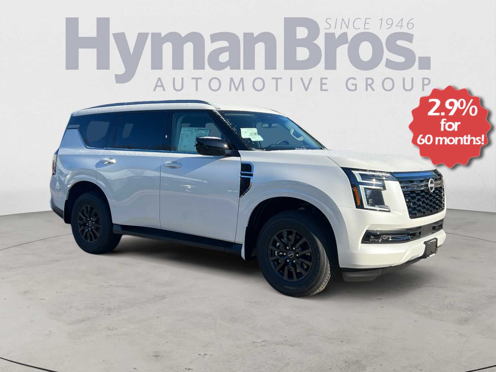 Aspen White Tricoat 2026 Nissan Armada SUV / Crossover Four-Wheel Drive 9-Speed Automatic
