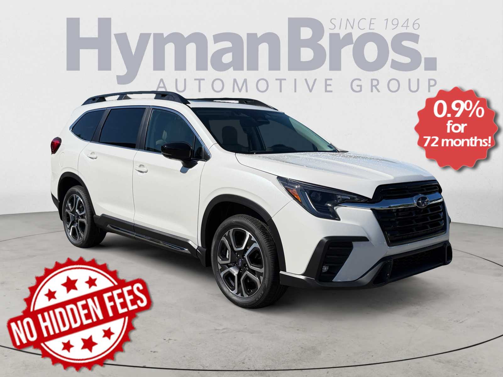 Crystal White Pearl 2026 Subaru Ascent SUV / Crossover All-Wheel Drive Continuously Variable Transmission