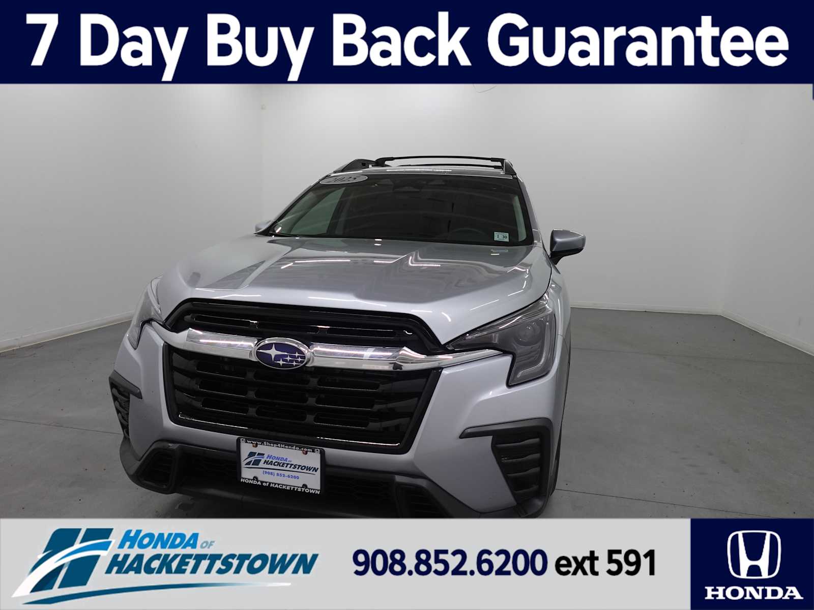 Ice Silver Metallic 2025 Subaru Ascent Premium 8-Passenger AWD SUV / Crossover All-Wheel Drive Continuously Variable Transmission