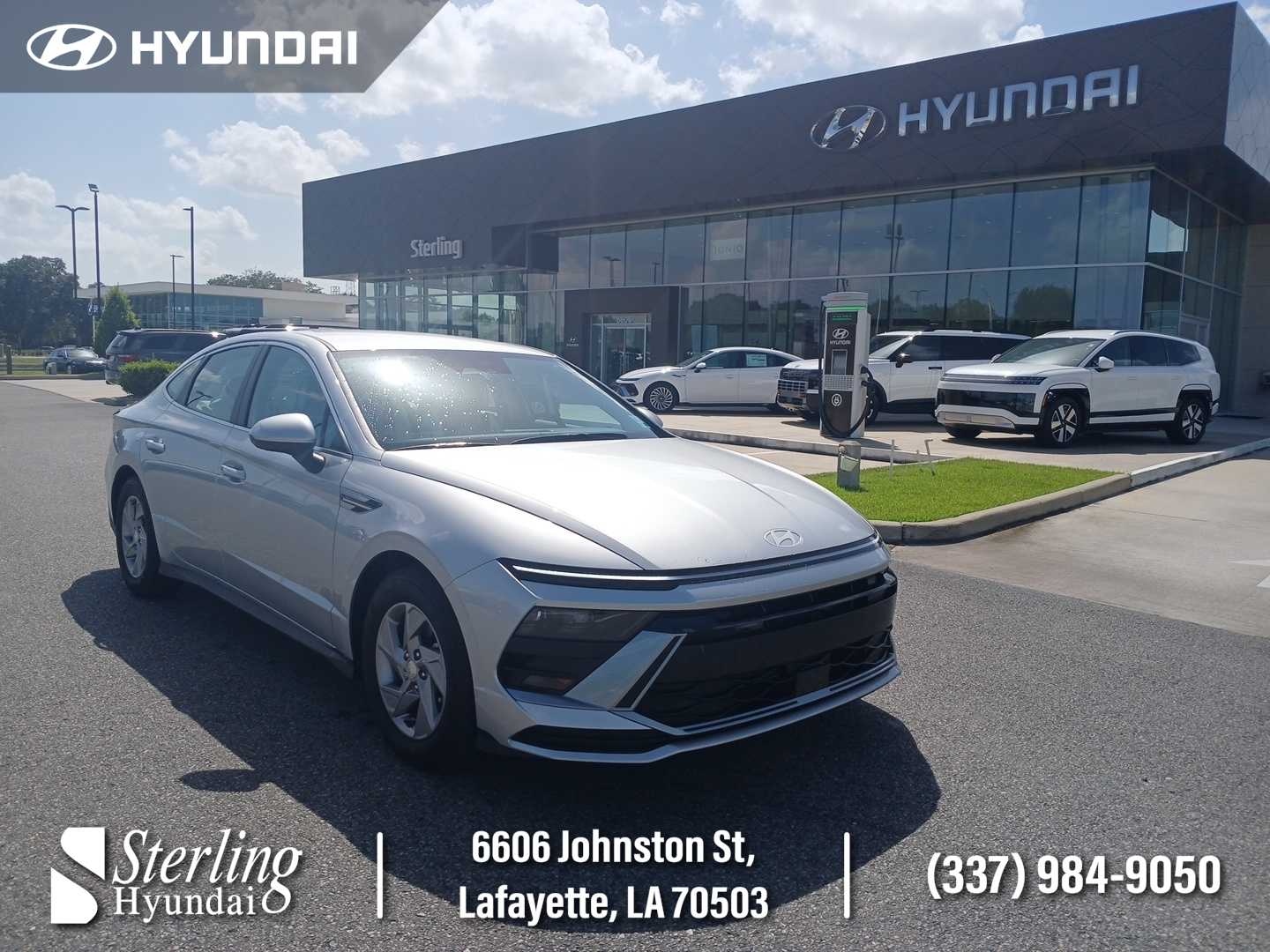 Aero Silver 2025 Hyundai Sonata Sedan Front-Wheel Drive 8-Speed Automatic