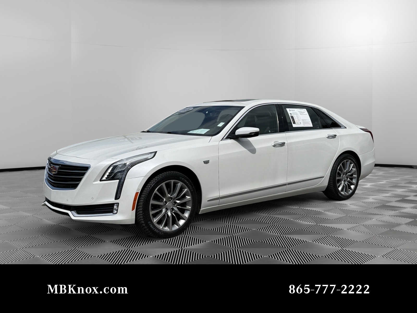 Crystal White Tricoat 2018 Cadillac CT6 3.6L Luxury AWD Sedan All-Wheel Drive 8-Speed Automatic