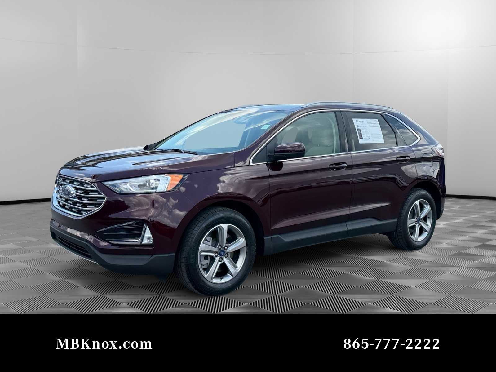 Red (Burgundy Velvet Metallic Tinted Clearcoat) 2021 Ford Edge SEL FWD SUV / Crossover Front-Wheel Drive 8-Speed Automatic