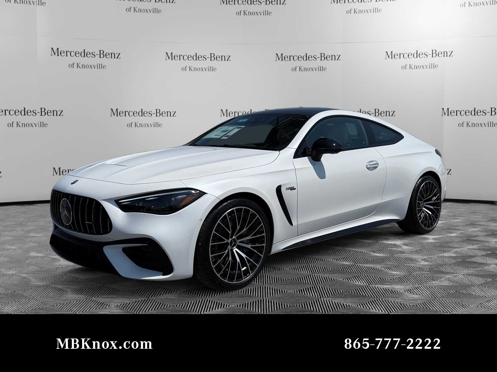 MANUFAKTUR Moonlight White Metallic 2026 Mercedes-Benz CLE AMG CLE 53 4MATIC Coupe All-Wheel Drive 9-Speed Automatic