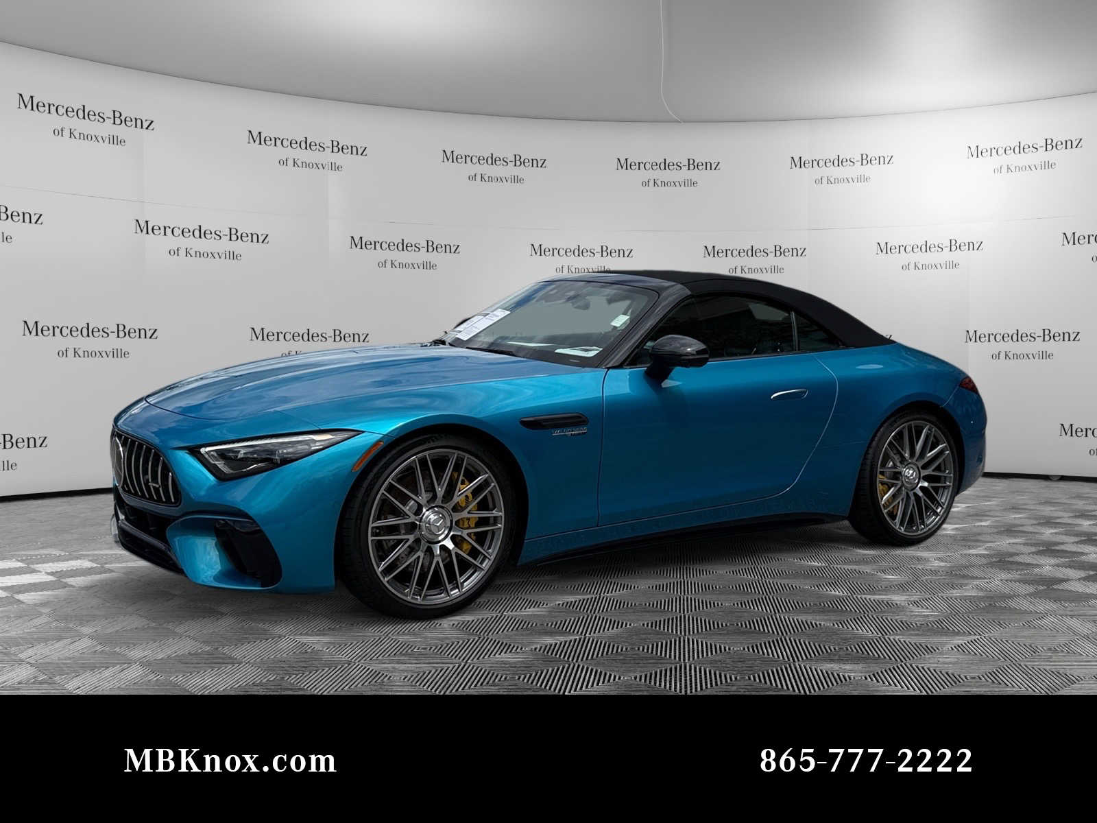 MANUFAKTUR Hyper Blue Metallic 2023 Mercedes-Benz SL-Class Convertible All-Wheel Drive 9-Speed Automatic