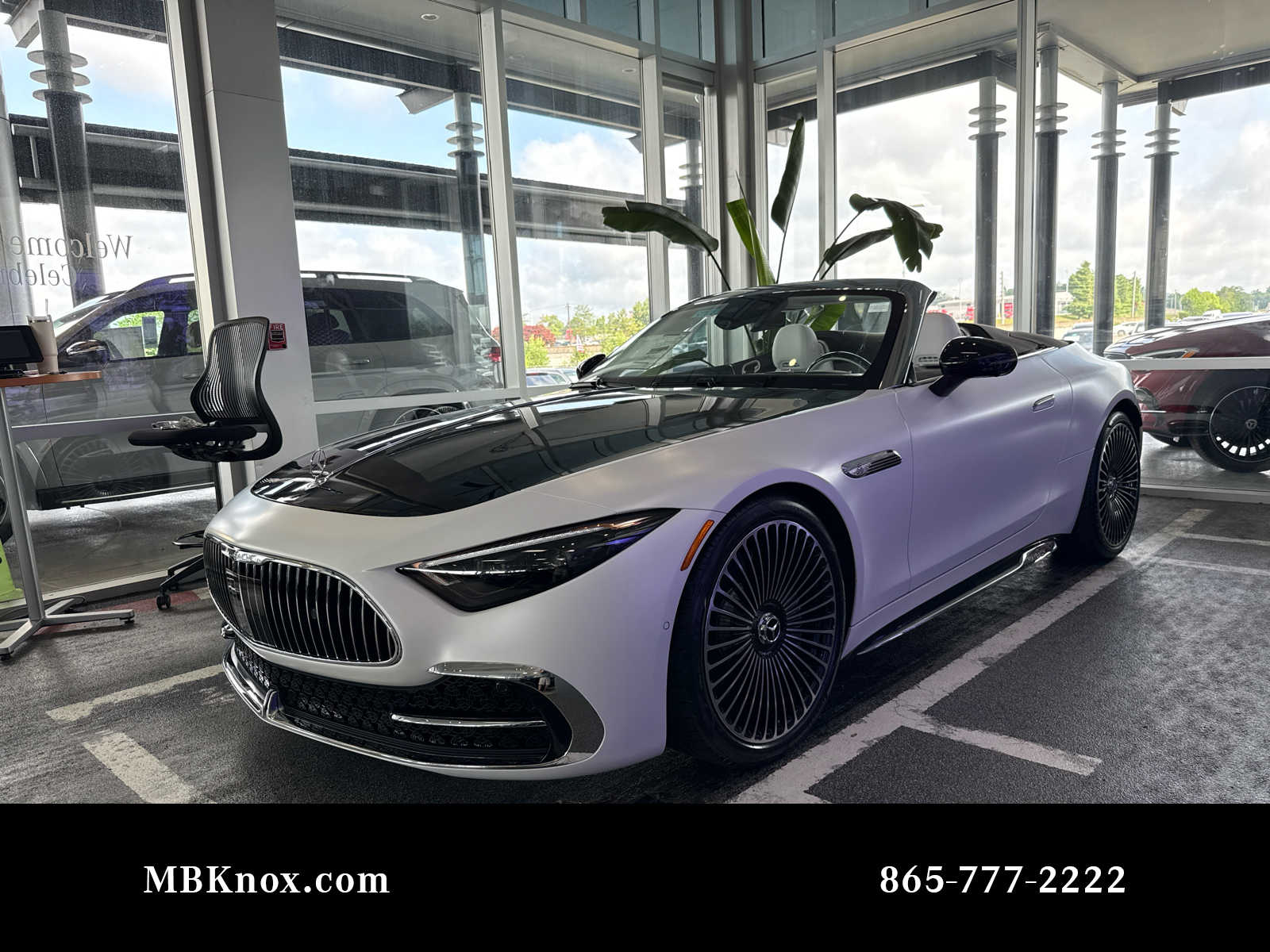 MANUFAKTUR Moonlight White Magno 2026 Mercedes-Benz SL-Class Convertible All-Wheel Drive 9-Speed Automatic