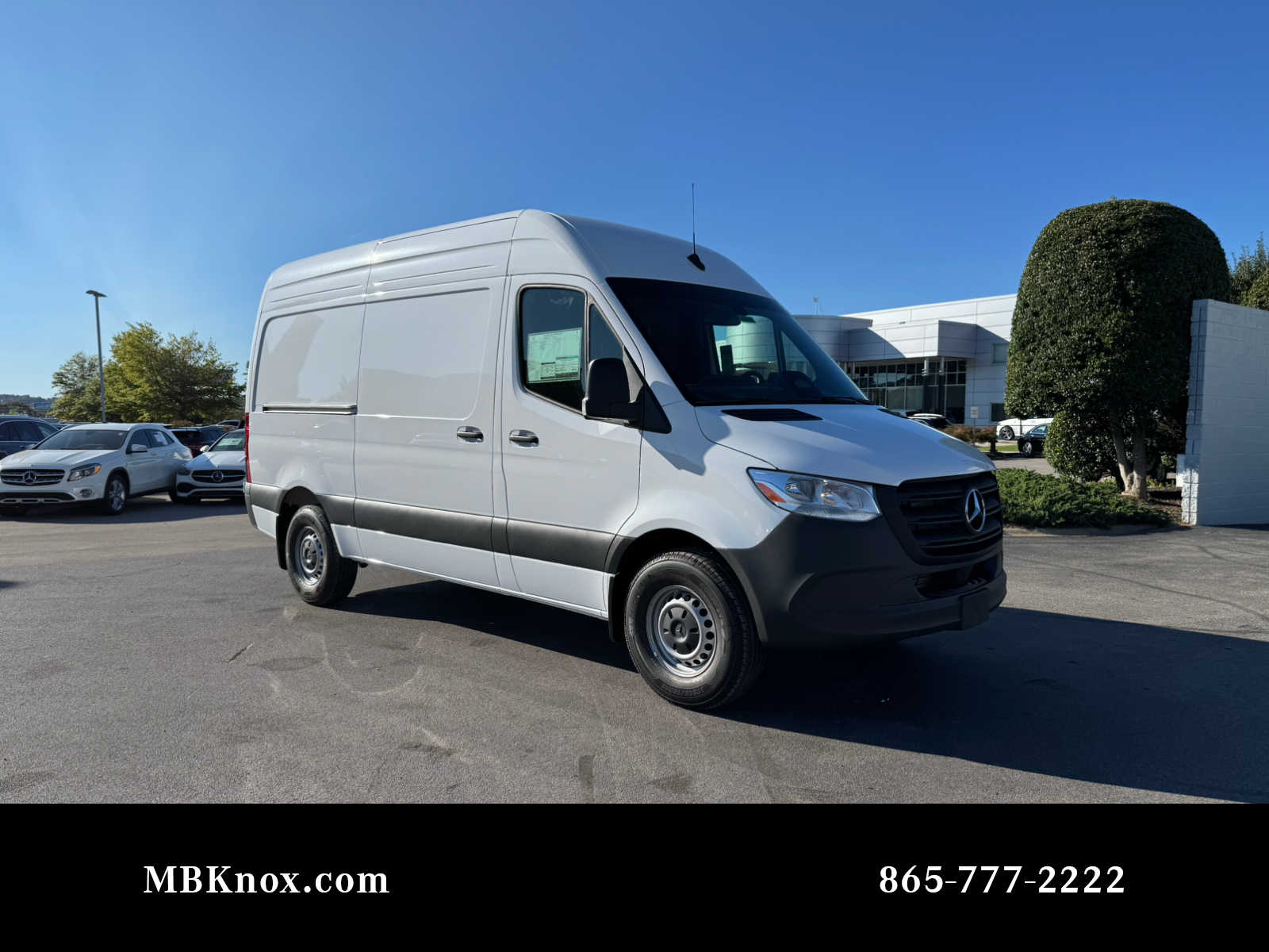 Arctic White 2025 Mercedes-Benz Sprinter Cargo 2500 144 RWD Van Rear-Wheel Drive 9-Speed Automatic