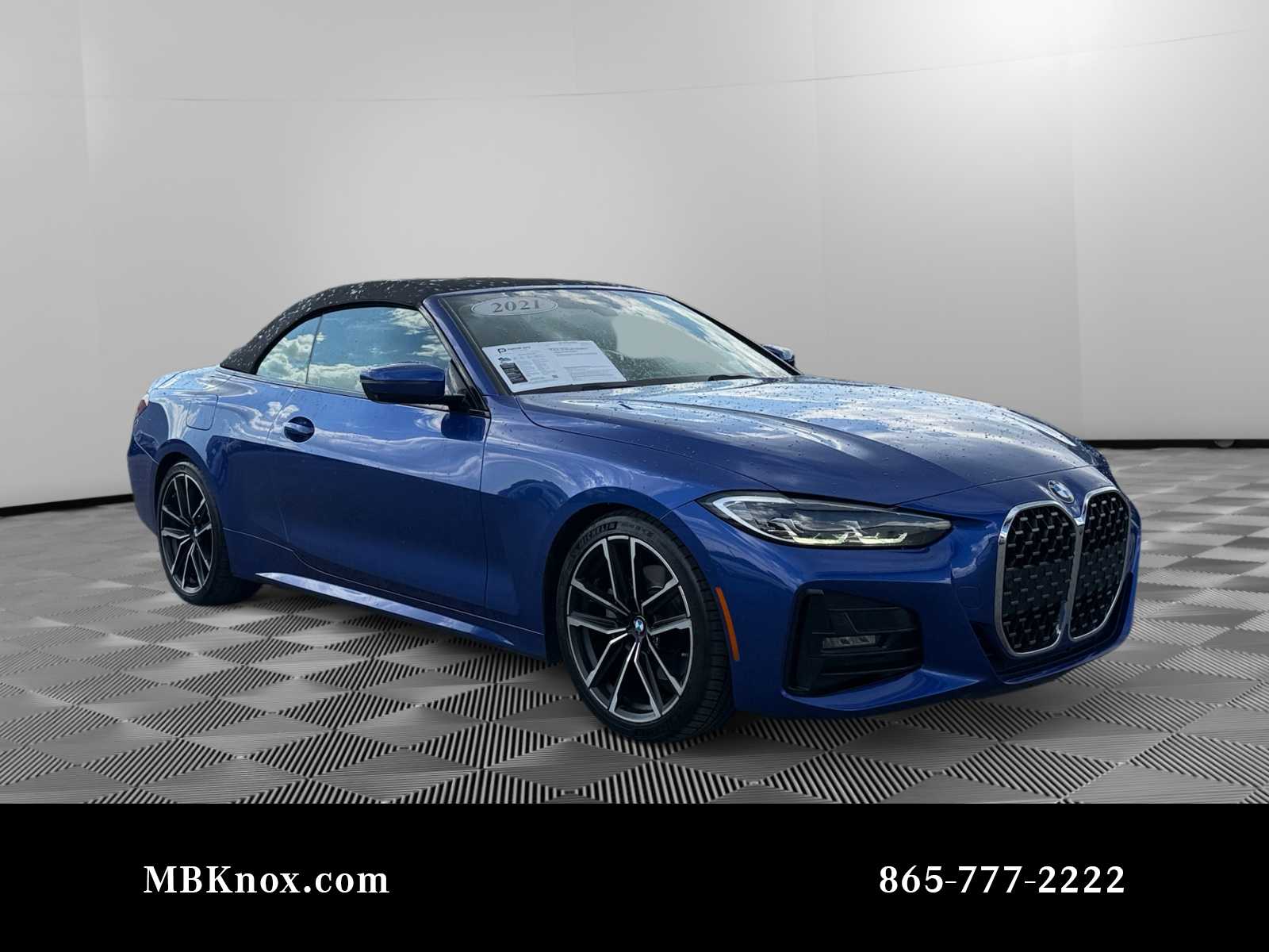 Portimao Blue Metallic 2021 BMW 4 Series Convertible Rear-Wheel Drive 8-Speed Automatic