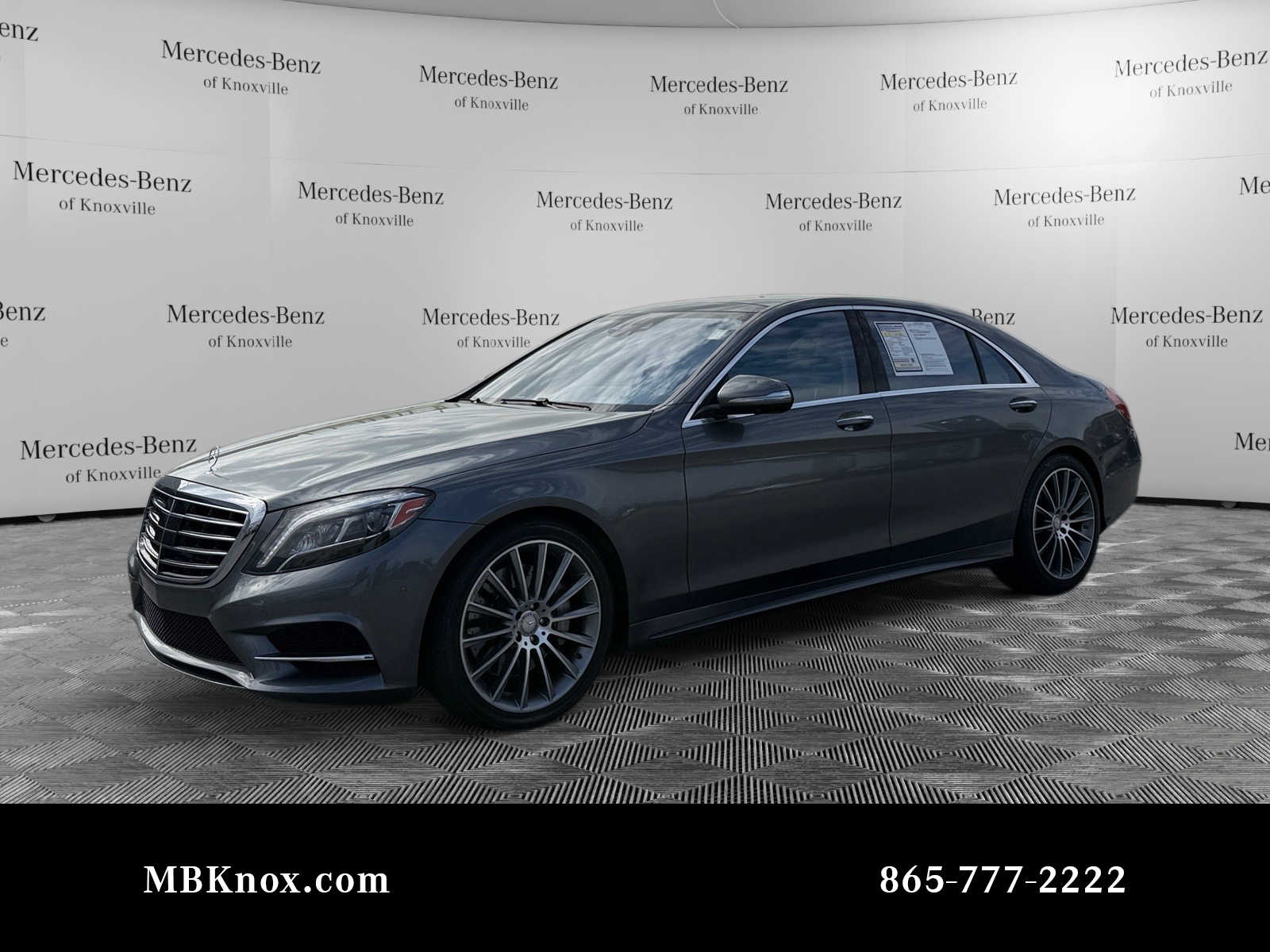 Gray (Selenite Grey Metallic) 2016 Mercedes-Benz S-Class S 550 Sedan Rear-Wheel Drive 7-Speed Automatic