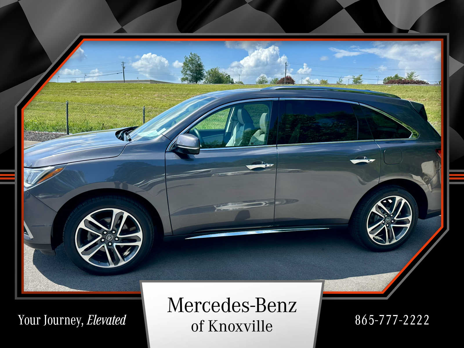 Gray (Modern Steel Metallic) 2017 Acura MDX SUV / Crossover All-Wheel Drive 9-Speed Automatic