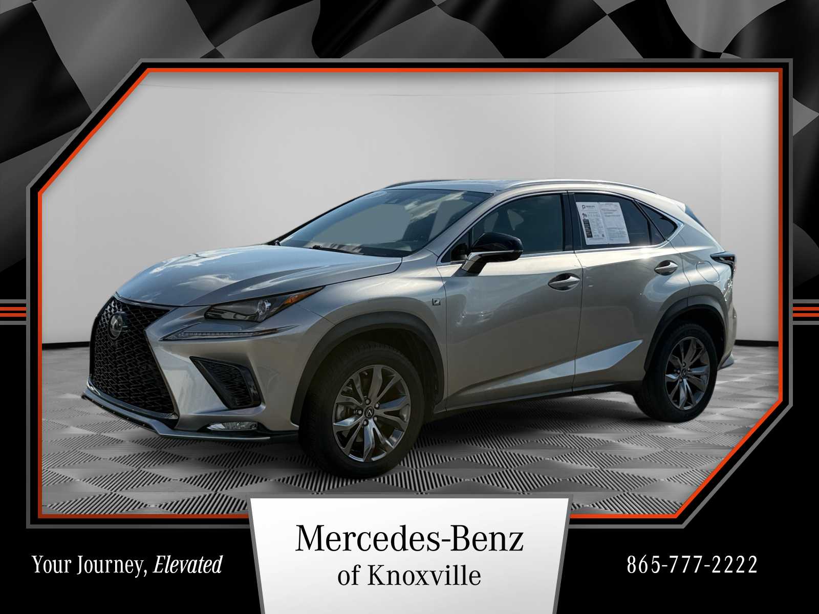 Atomic Silver 2020 Lexus NX SUV / Crossover Front-Wheel Drive 6-Speed Automatic