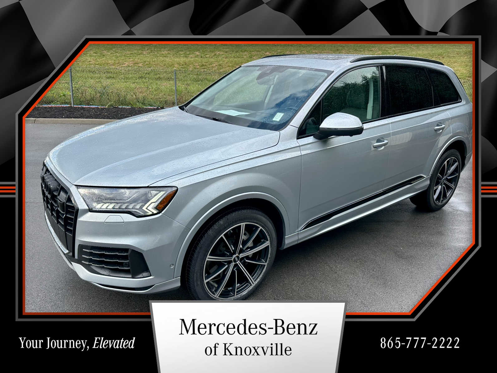 Satellite Silver Metallic 2023 Audi Q7 SUV / Crossover All-Wheel Drive 8-Speed Automatic