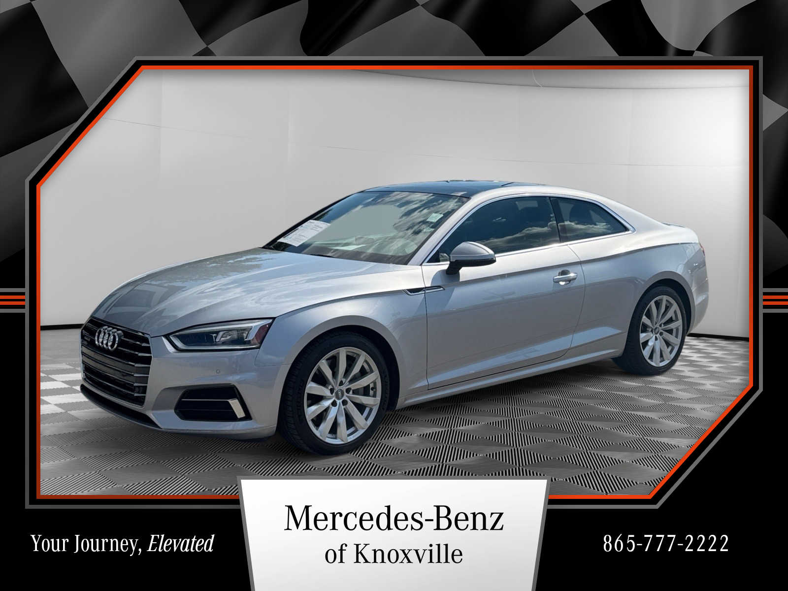 Florett Silver Metallic 2018 Audi A5 Coupe All-Wheel Drive 7-Speed Automatic