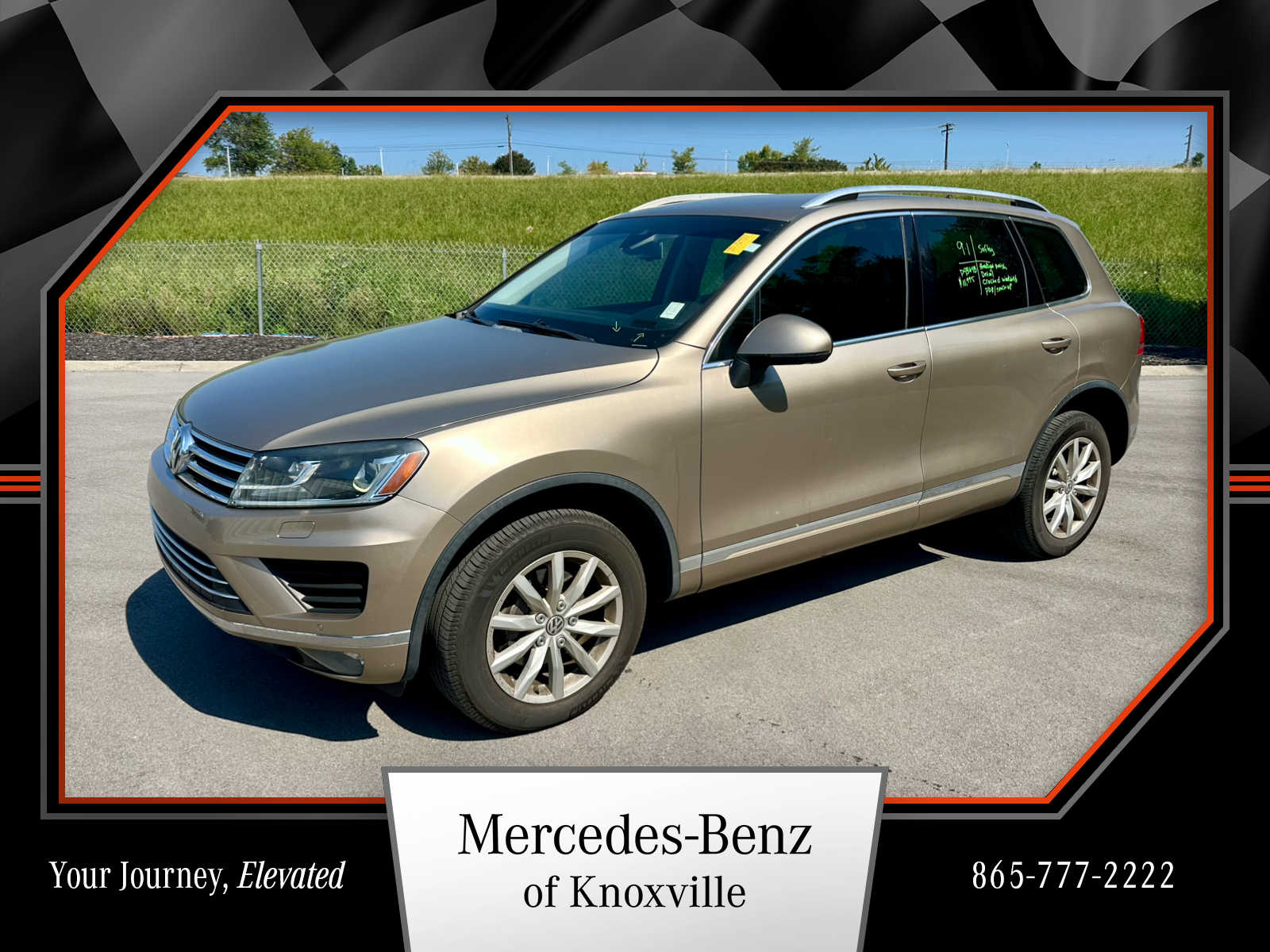 Gold 2016 Volkswagen Touareg SUV / Crossover All-Wheel Drive 8-Speed Automatic