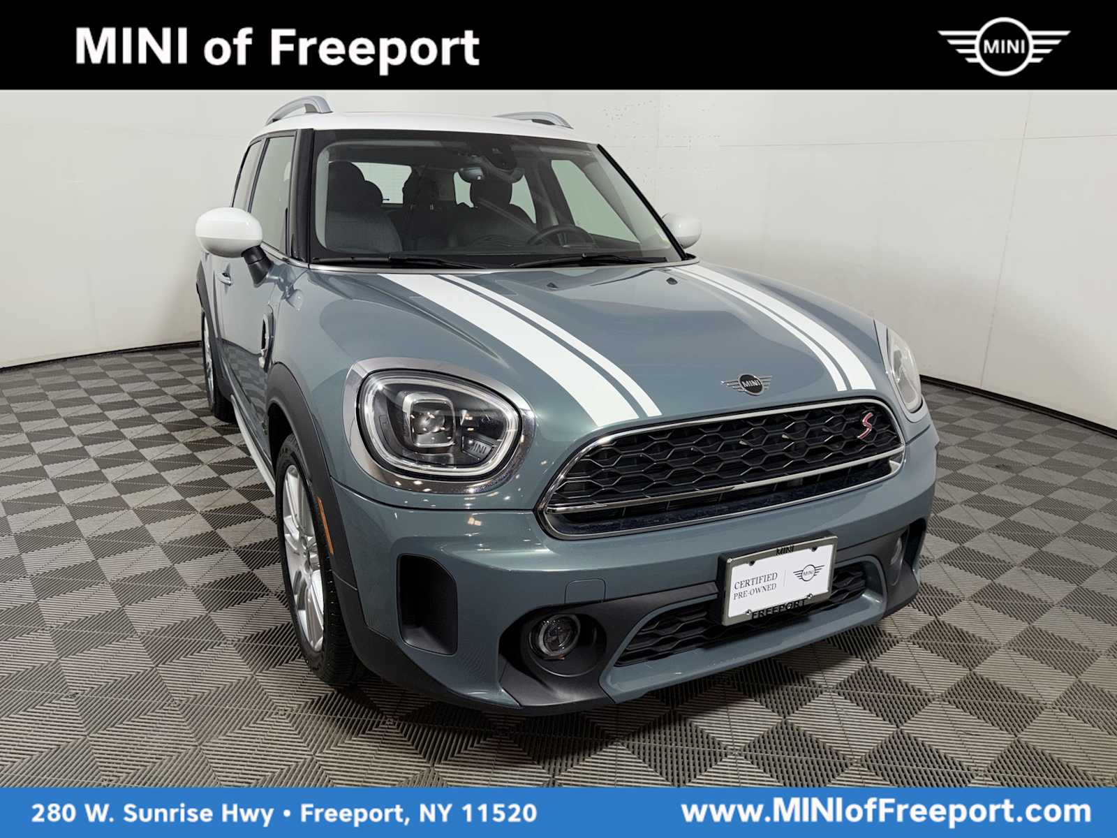 Sage Green Metallic 2024 MINI Countryman Cooper S ALL4 AWD SUV / Crossover All-Wheel Drive 8-Speed Automatic