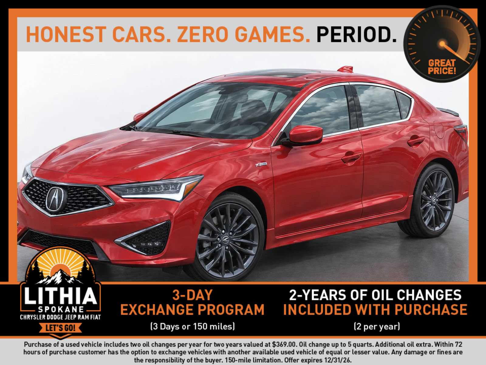 2022 Acura ILX FWD with Premium and A-SPEC Package