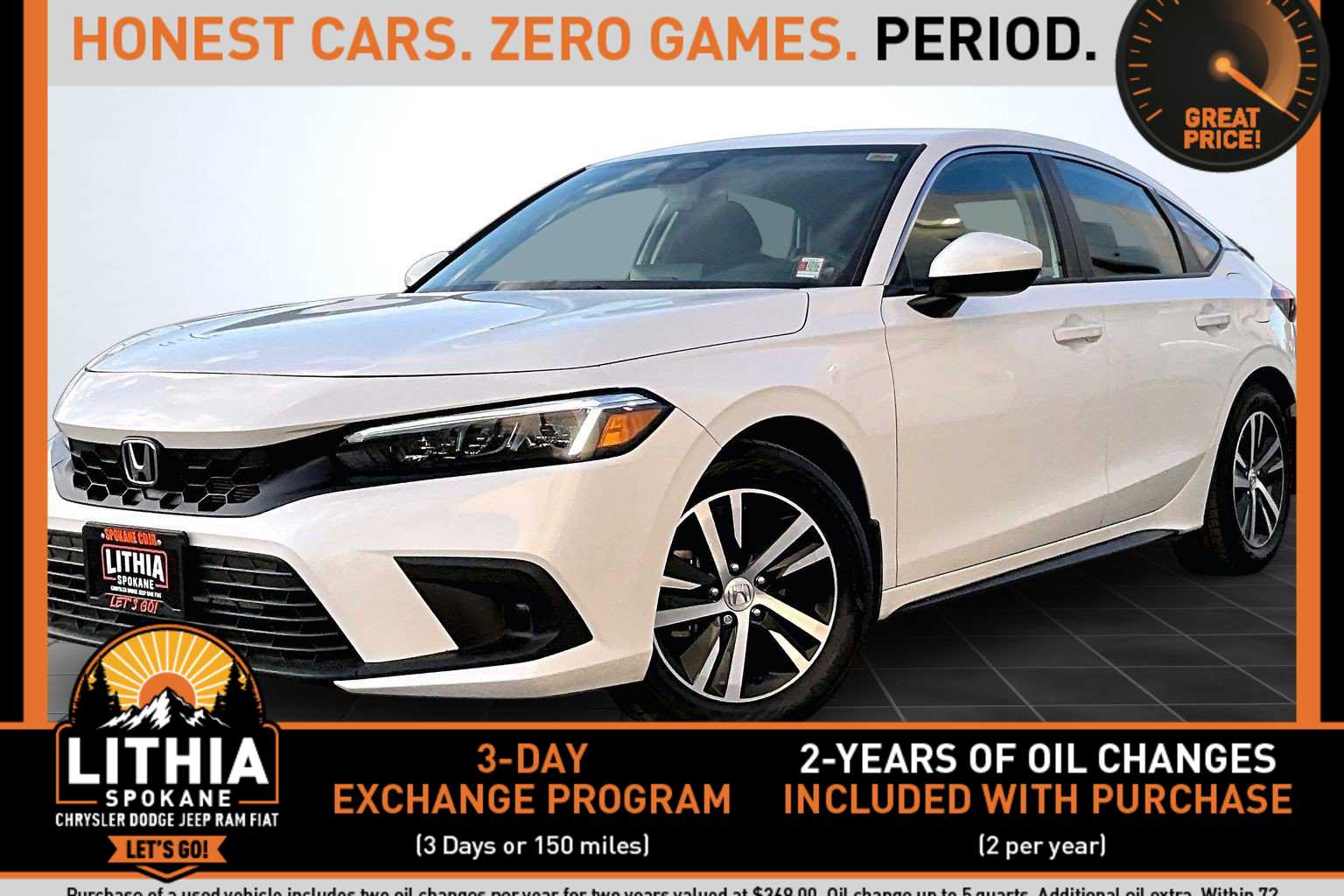 Platinum White Pearl 2024 Honda Civic Hatchback Hatchback Front-Wheel Drive Continuously Variable Transmission