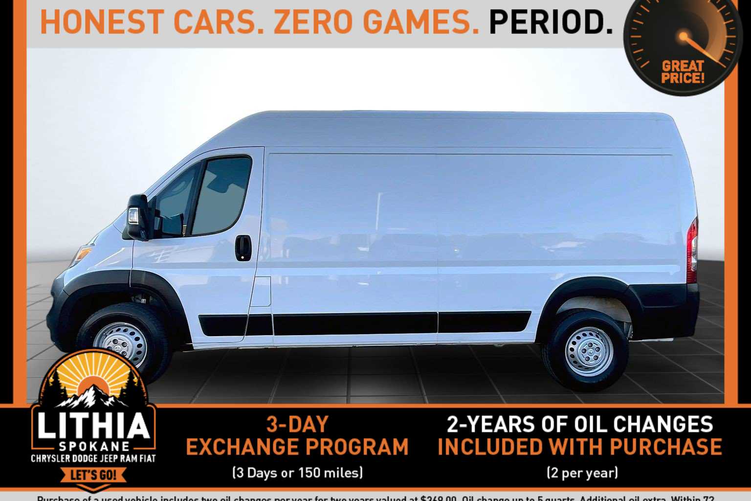 2025 RAM ProMaster 3500 Tradesman 159 High Roof Extended Cargo Van FWD