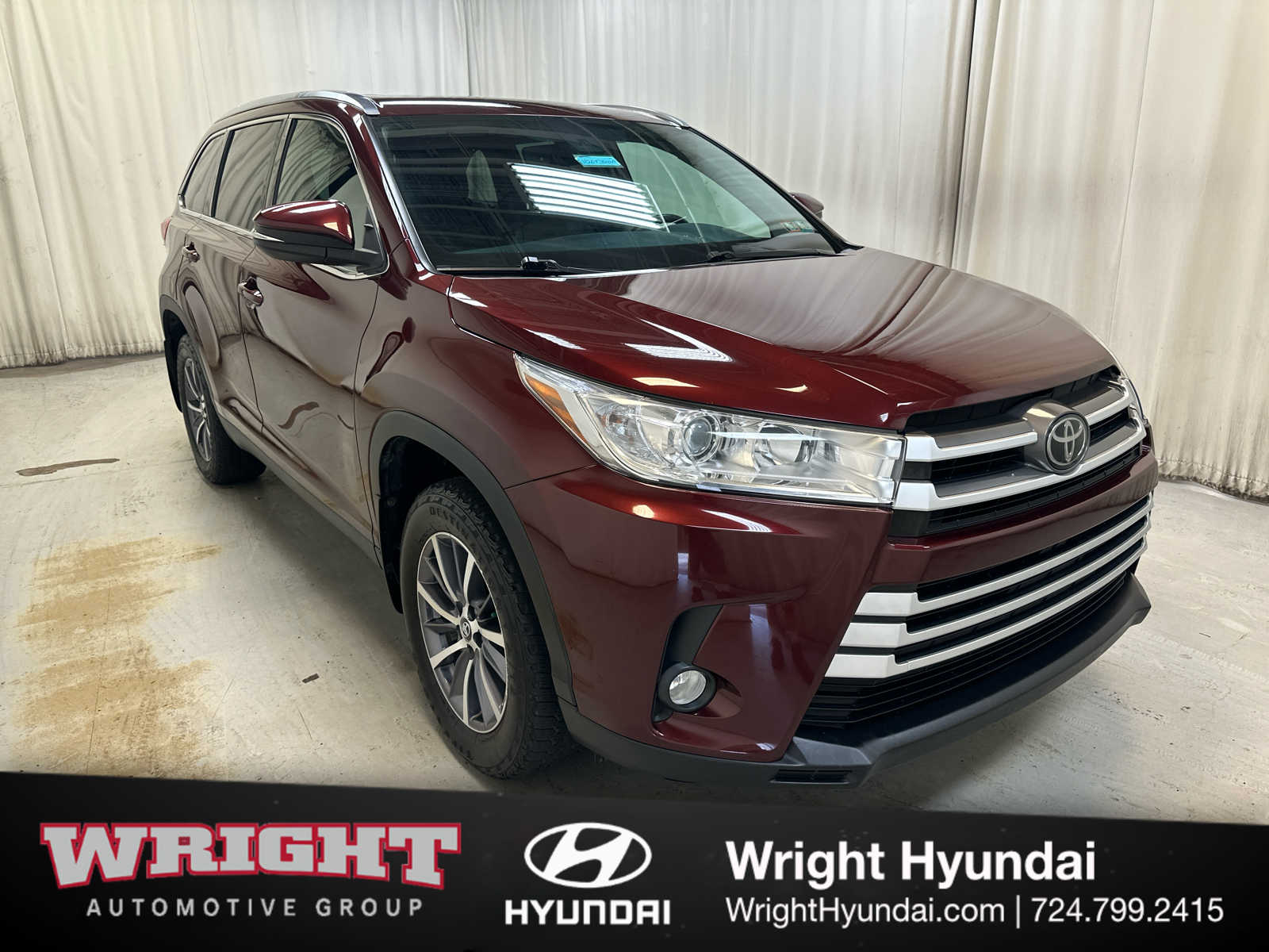 Ooh La La Rouge Mica 2019 Toyota Highlander SUV / Crossover All-Wheel Drive 8-Speed Automatic