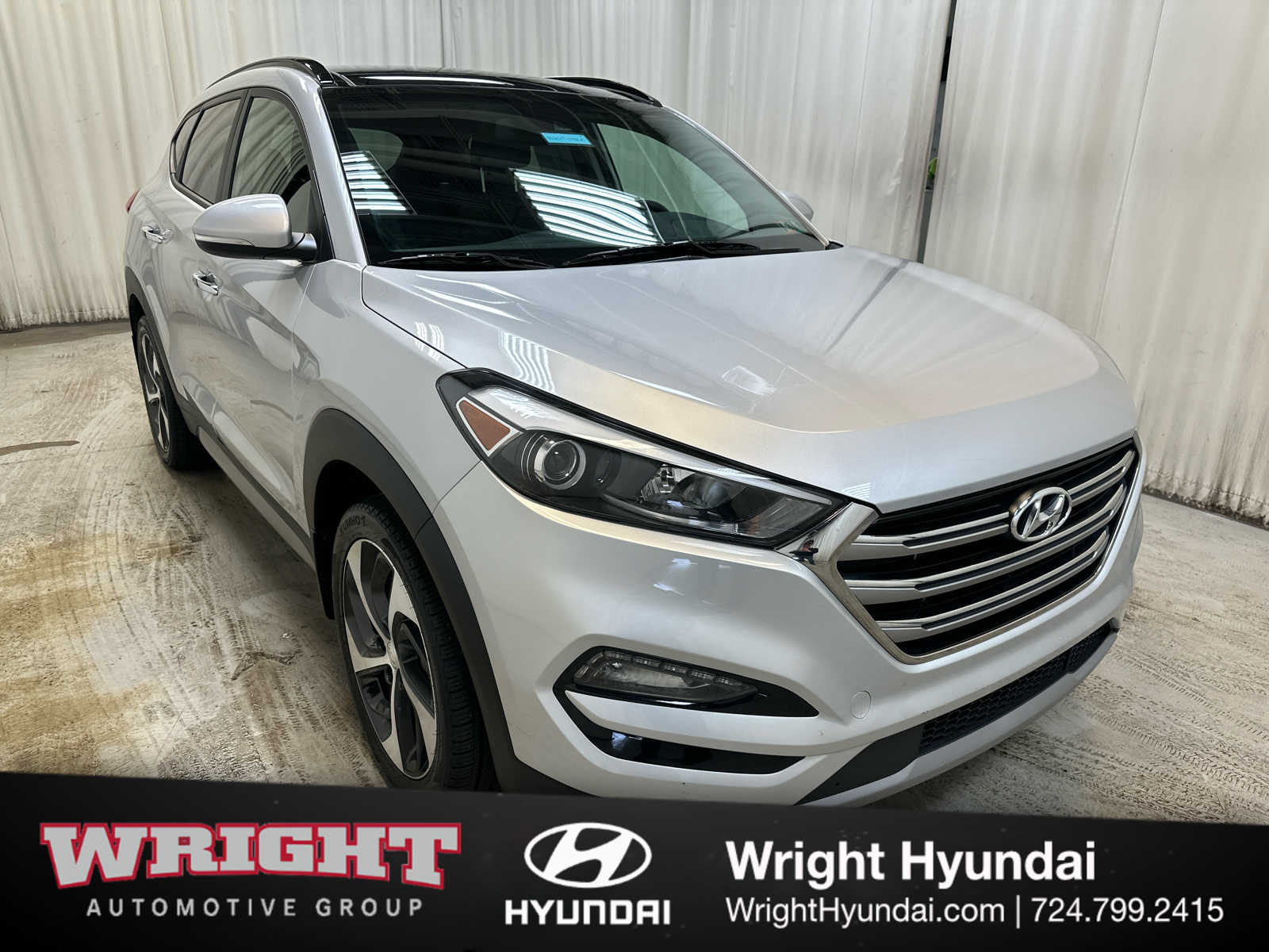 Molten Silver 2017 Hyundai Tucson 1.6T Limited AWD SUV / Crossover All-Wheel Drive 7-Speed Automatic