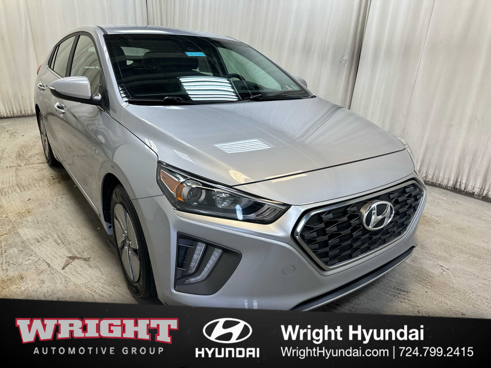 Stellar Silver 2020 Hyundai Ioniq Hybrid SE FWD Hatchback Front-Wheel Drive 6-Speed Automatic