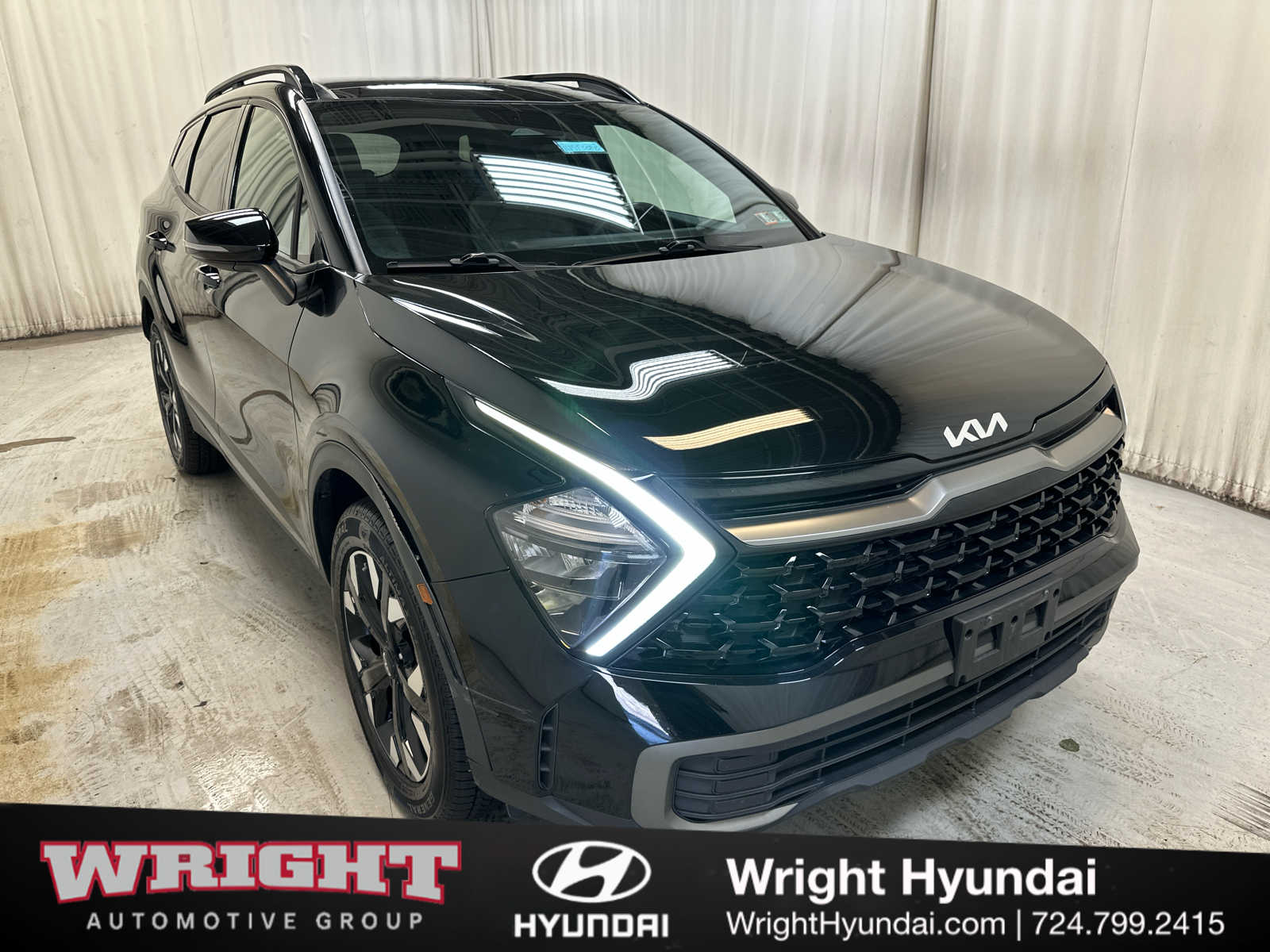 Ebony Black 2023 Kia Sportage SUV / Crossover All-Wheel Drive 8-Speed Automatic