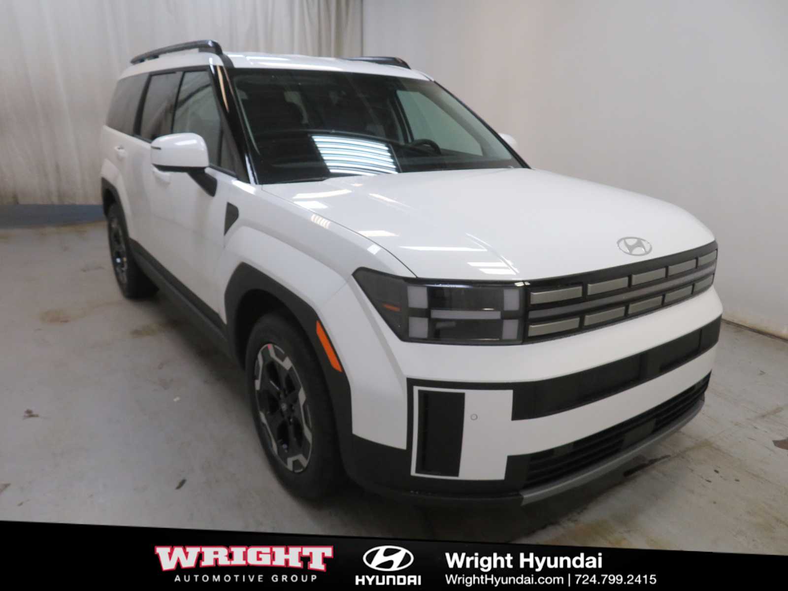 Serenity White 2027 Hyundai Santa Fe SUV / Crossover All-Wheel Drive 8-Speed Automatic