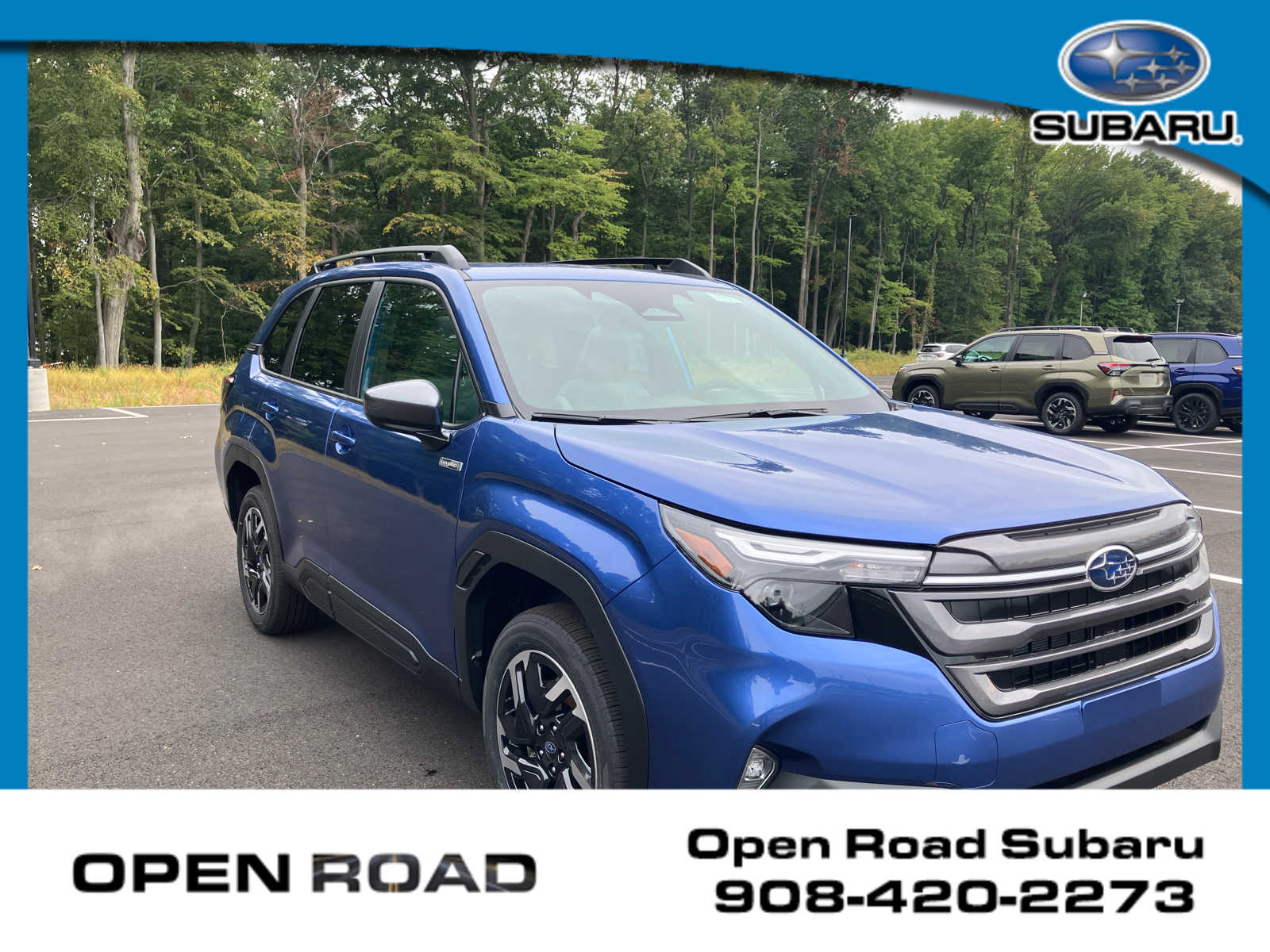 Daybreak Blue Pearl 2026 Subaru Forester Hybrid SUV / Crossover All-Wheel Drive Continuously Variable Transmission
