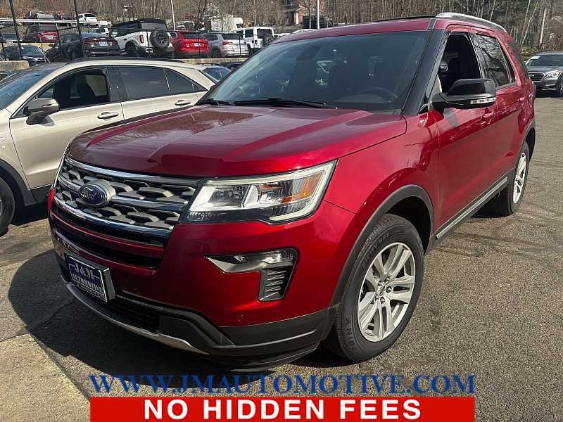Ruby Red Metallic Tinted Clearcoat 2018 Ford Explorer XLT AWD SUV / Crossover All-Wheel Drive 6-Speed Automatic