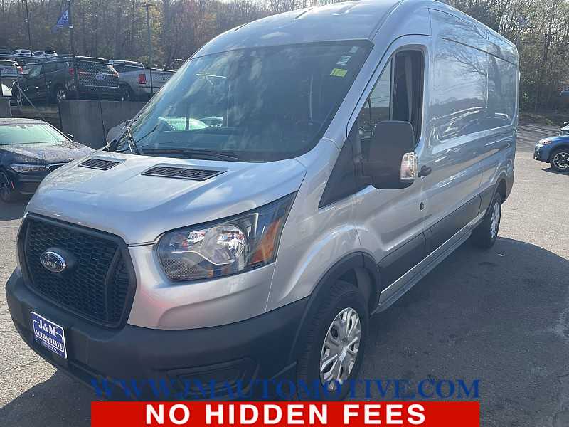 Ingot Silver 2023 Ford Transit Cargo 350 Medium Roof LB RWD Van Rear-Wheel Drive Automatic