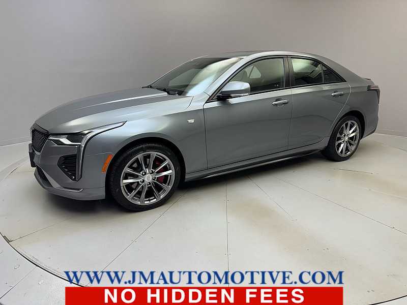 Gray (Satin Steel Metallic) 2020 Cadillac CT4 Sport AWD Sedan All-Wheel Drive 8-Speed Automatic